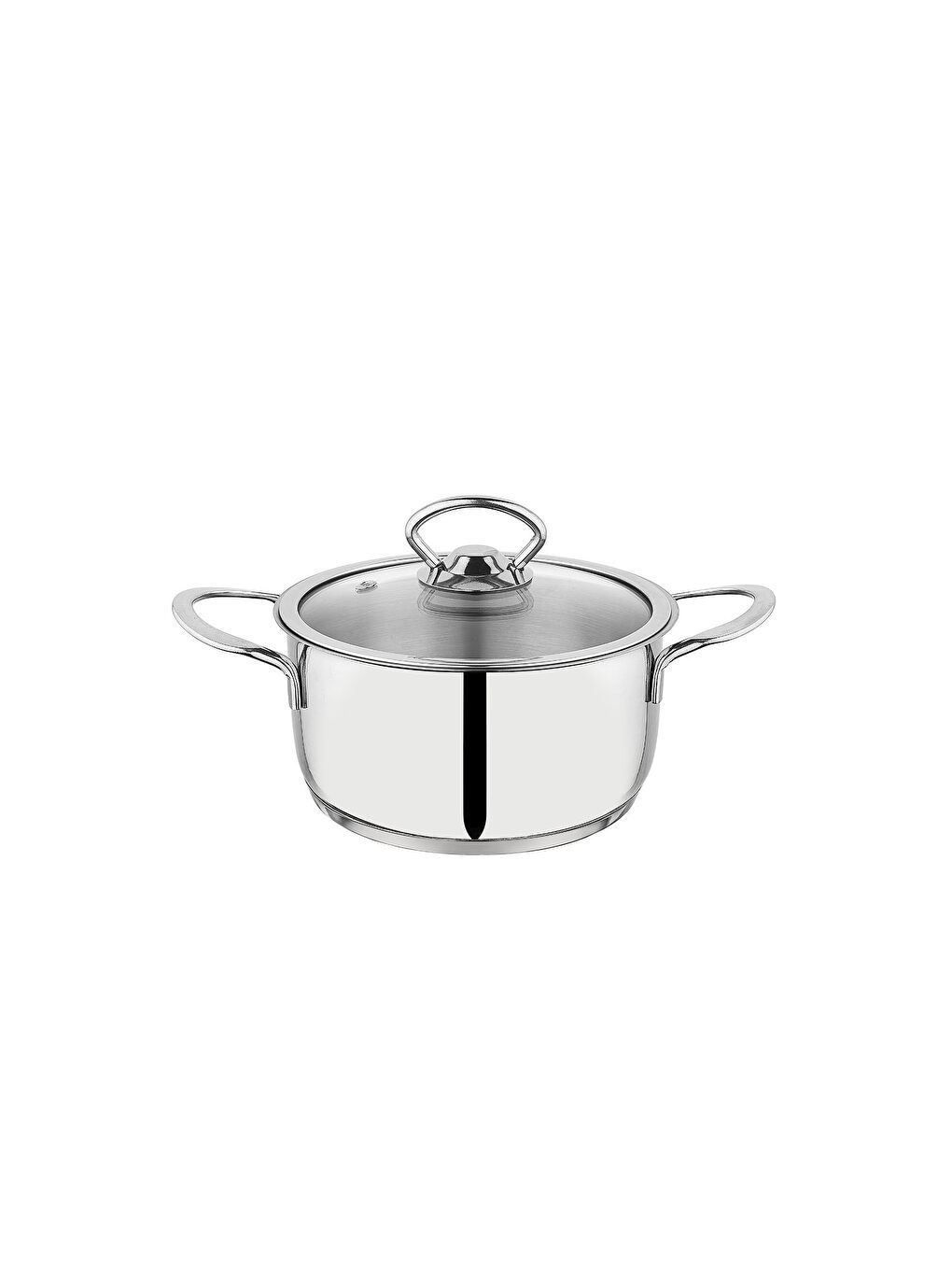 Gri Micro Mini Derin Çelik Tencere 12 Cm 2 Parça