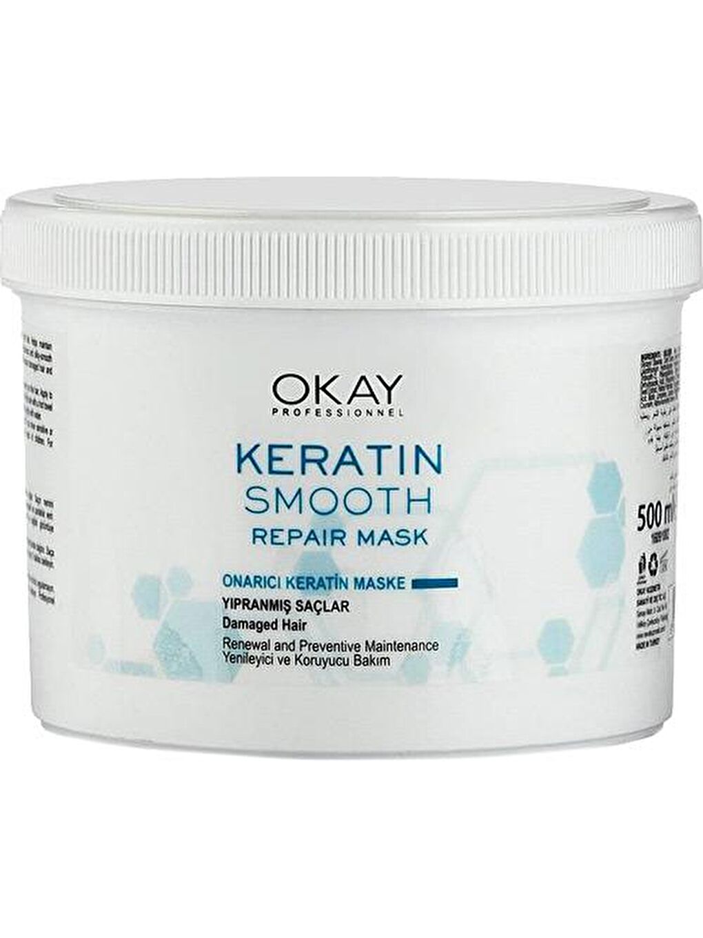 Keratin Smooth Onarıcı Maske 500 ml