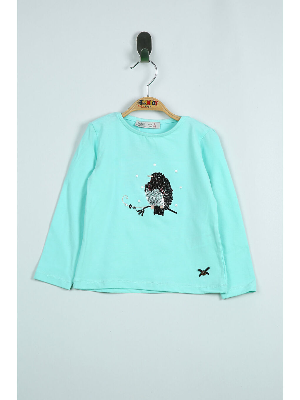 Toontoykids Mint Yeşil Kız Çocuk Sweatshırt