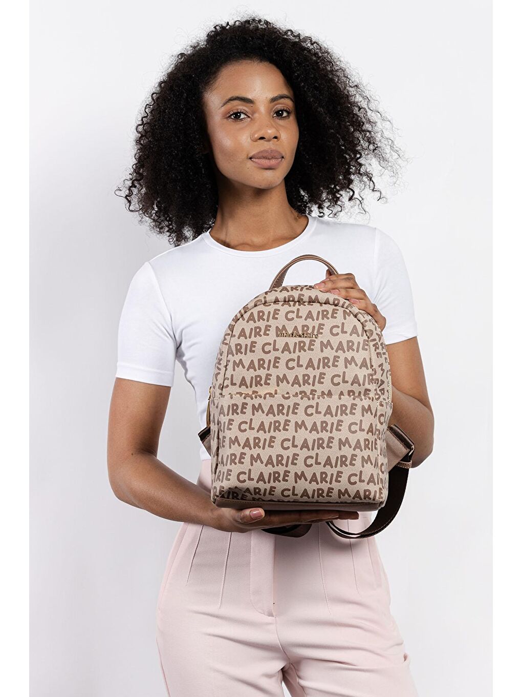 Bej Kadın Sırt Çantası Zuma MC231102655-3