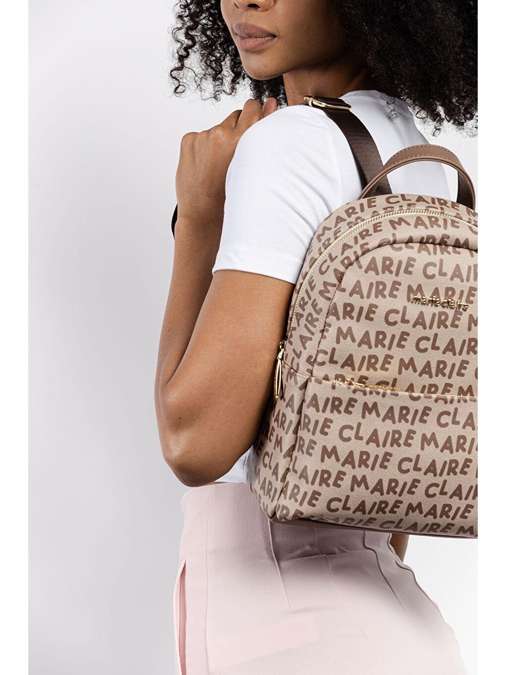 Bej Kadın Sırt Çantası Zuma MC231102655-7