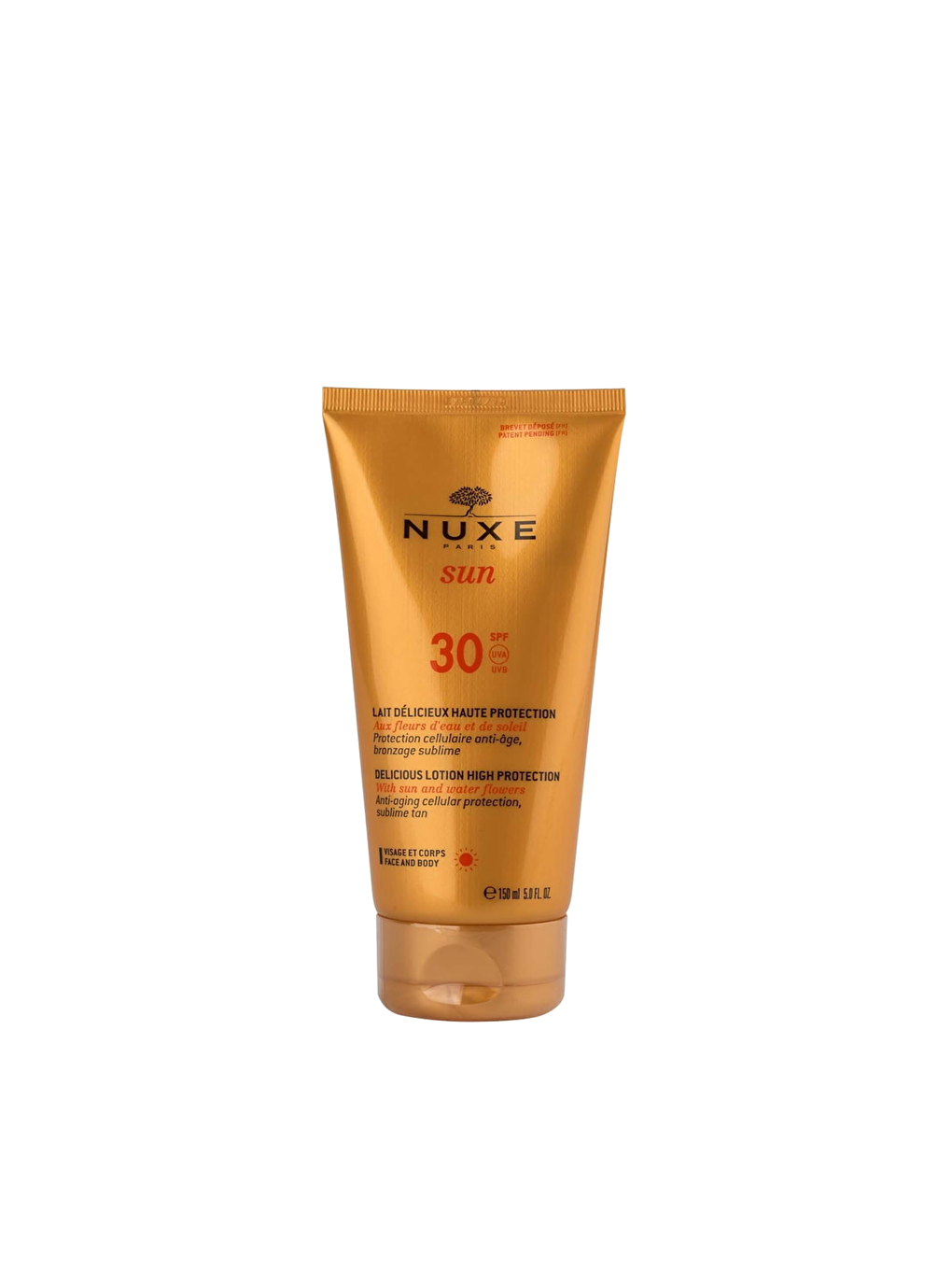 Nuxe Renksiz Sun Güneş Koruyucu Yüz ve Vücut Sütü SPF30 150ml