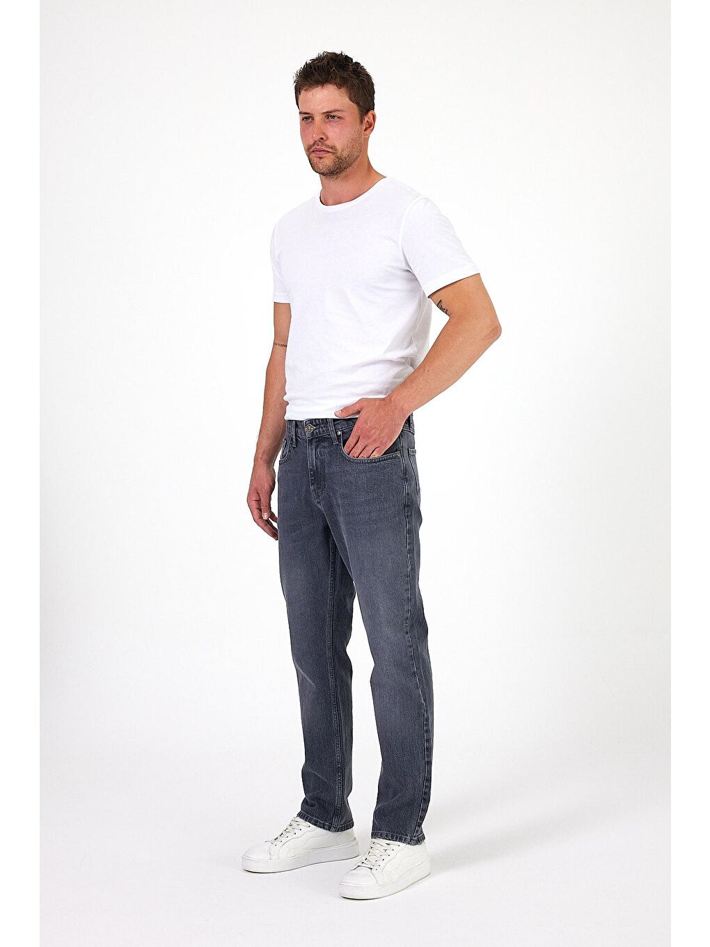 Gri Montana 133 Regular Fit Denim Pantolon 1545-3