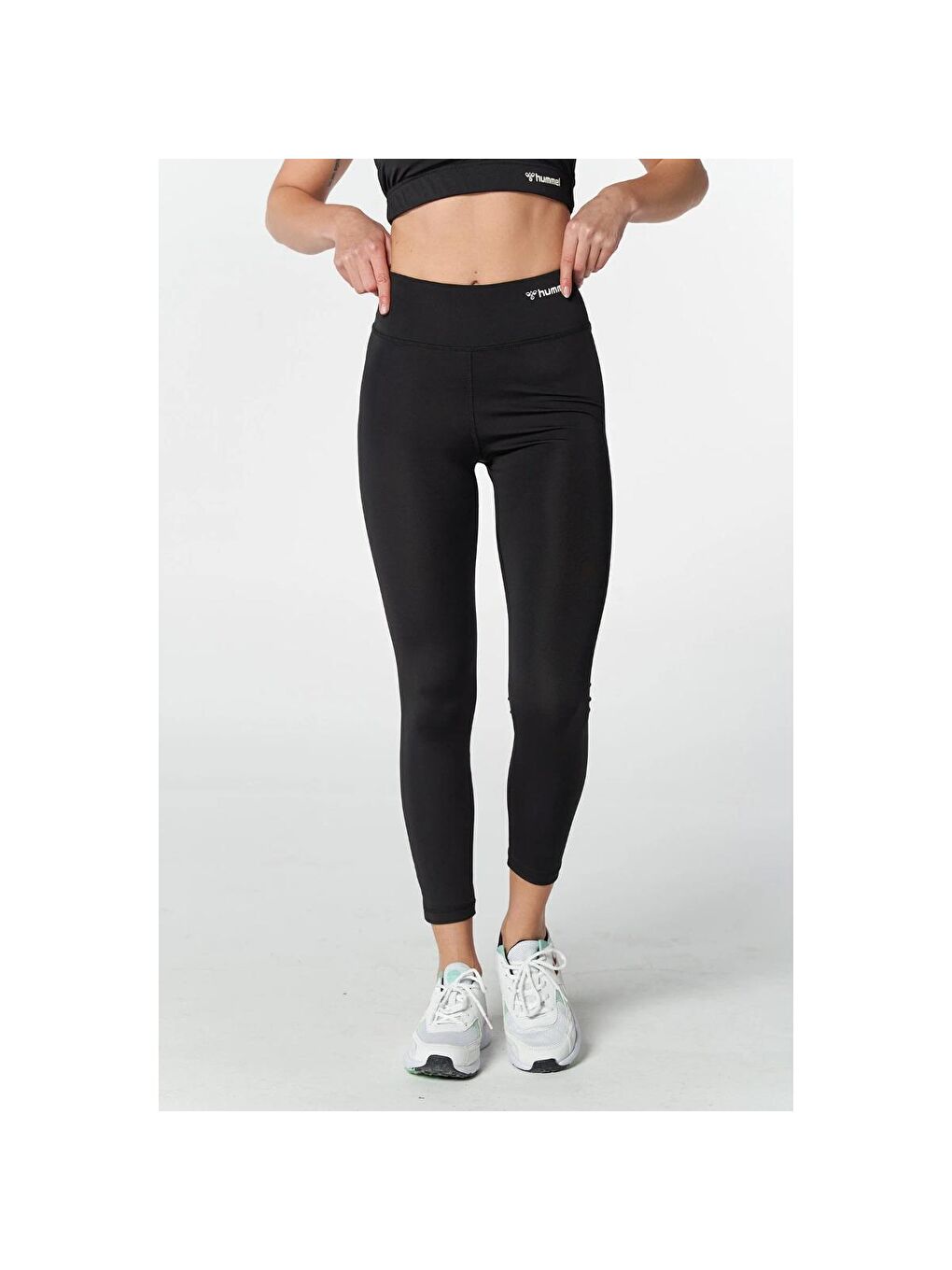 Hummel Siyah T-Mt Active High Waist 7/8 Kadın Siyah Tayt