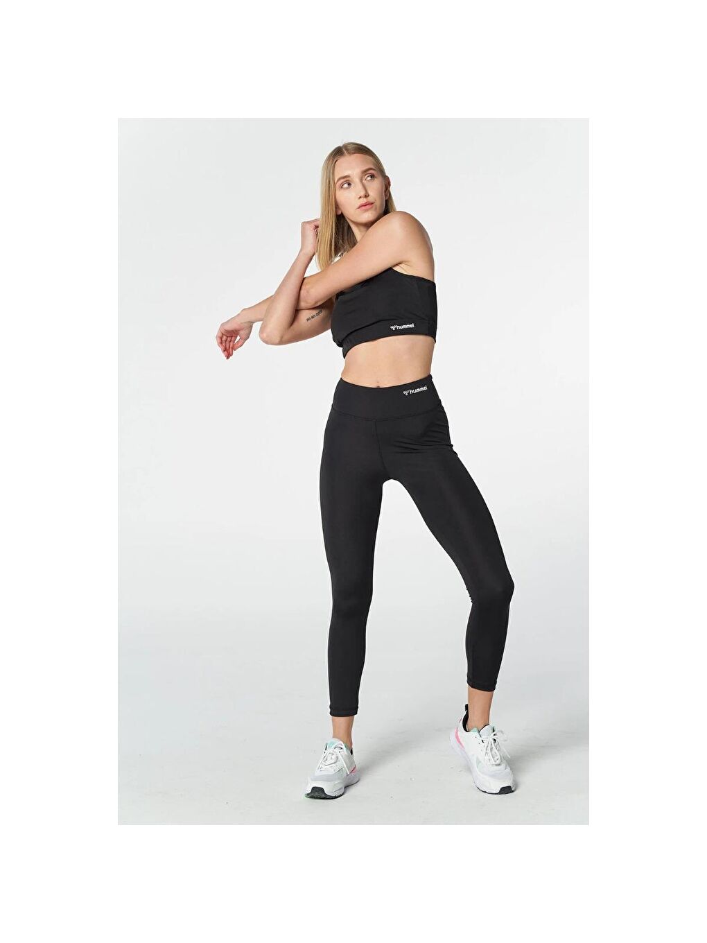 Hummel Siyah T-Mt Active High Waist 7/8 Kadın Siyah Tayt - 2