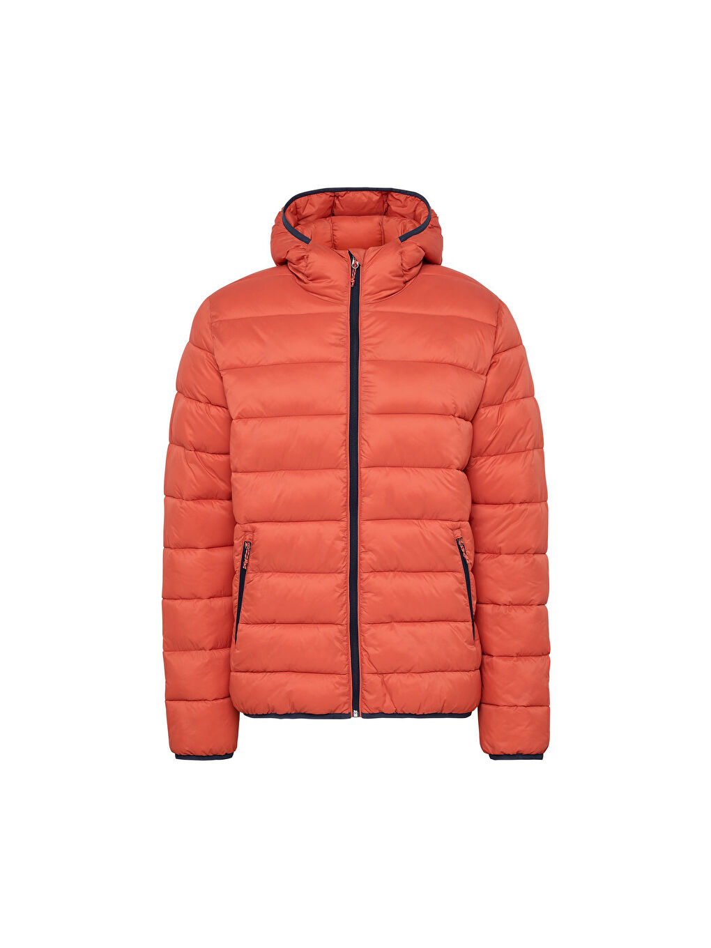 Erkek Kapitone Mont, Turuncu-XL-2