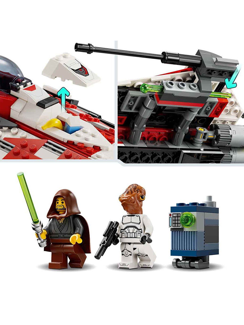 Lego Star Wars Jedi Bob un Starfighter - 3