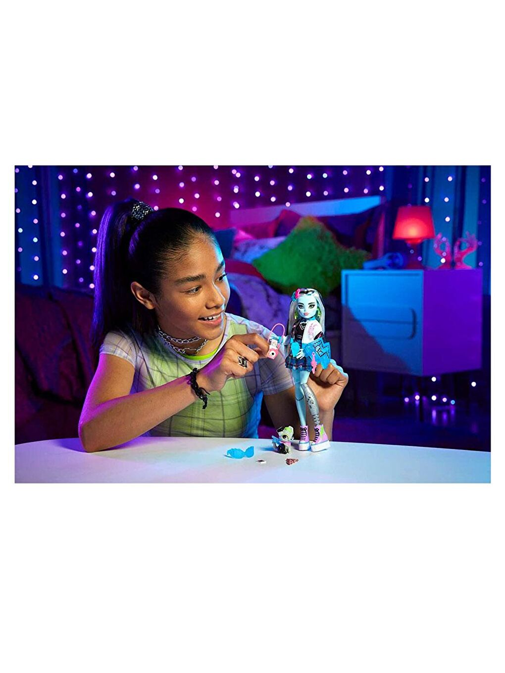 Monster High Renksiz Ana Karakter Bebekler Frankie Stein - 3