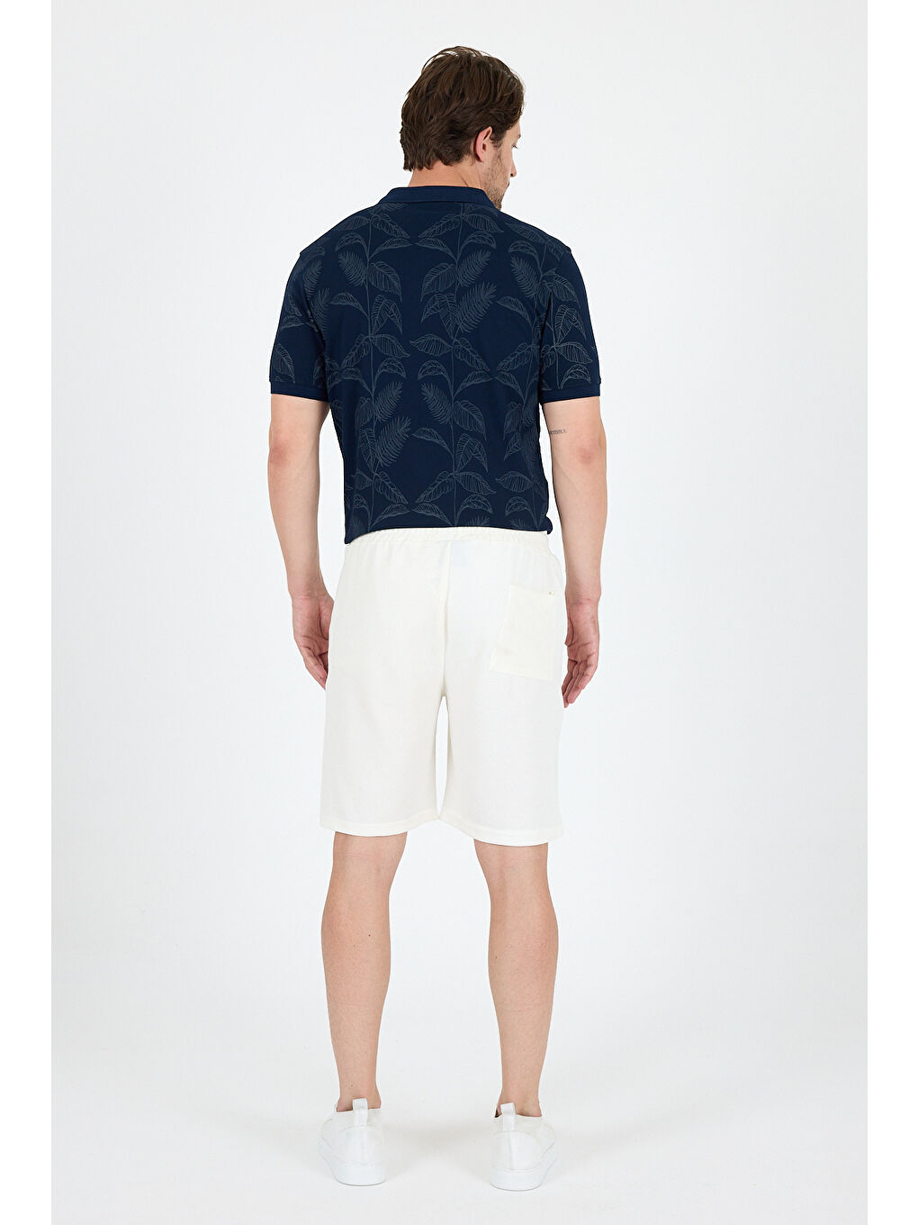 Ekru Erkek Kapri Şort Gift Model – Rahat Kesim, Cepli, Yazlık Günlük Spor Şort 9412-3