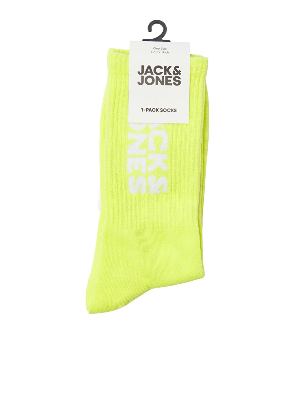 Jack & Jones Limon Sarısı Additionals Jacframe Pamuk Karışımlı Çorap Erkek 12250743