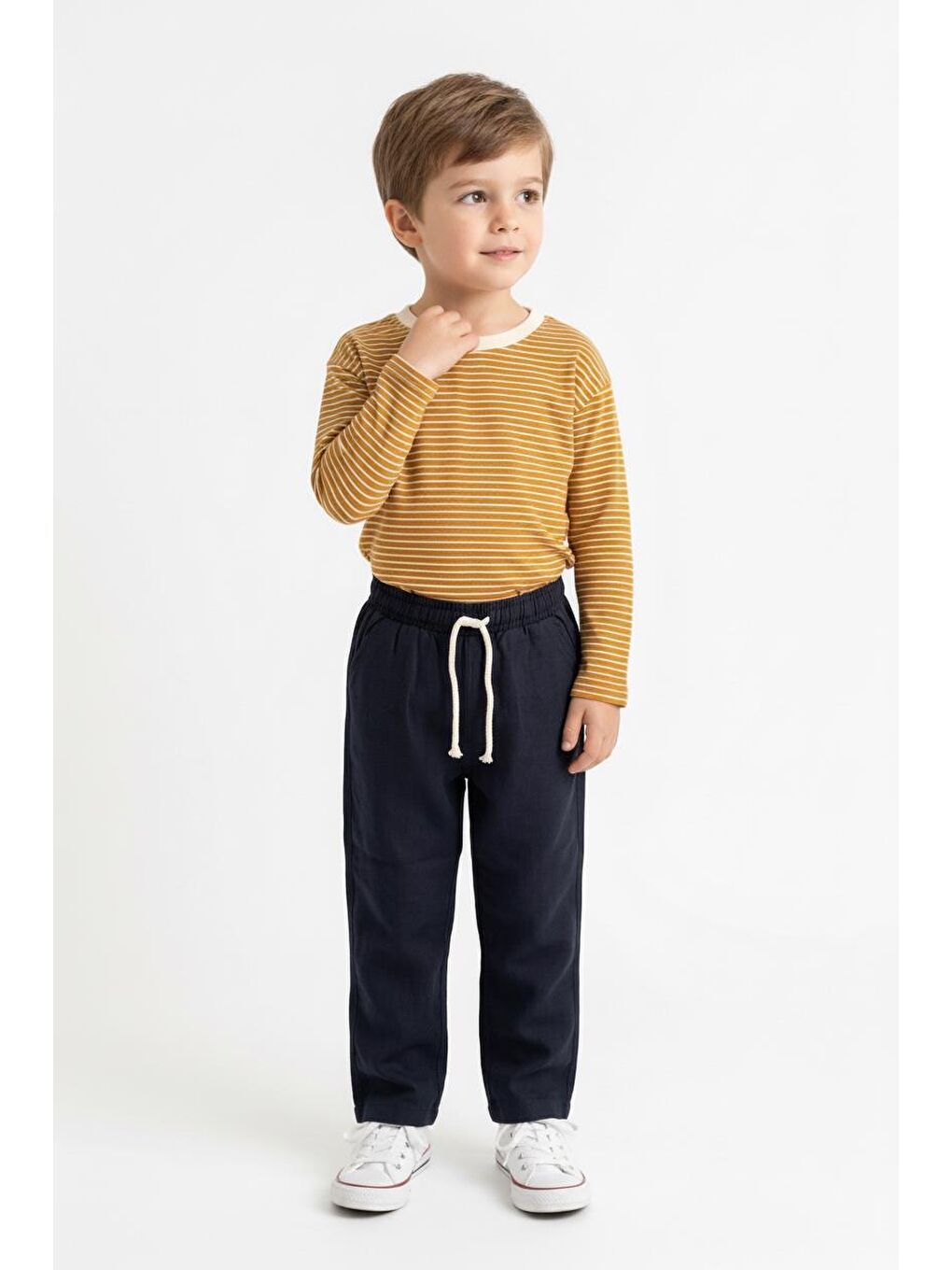 Sarı Mevsimlik Uzun Kol 2li Takım-3