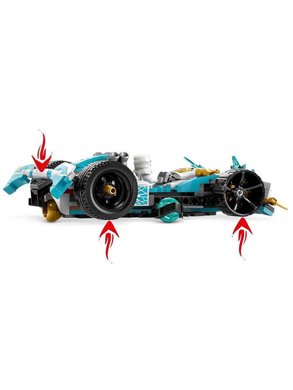 Lego Ninjago Zane'in Ejderha Gücü Spinjitzu Yarış Arabası 71791 - 3