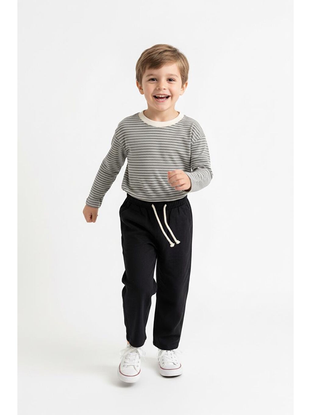 Bej Mevsimlik Uzun Kol 2li Takım-1