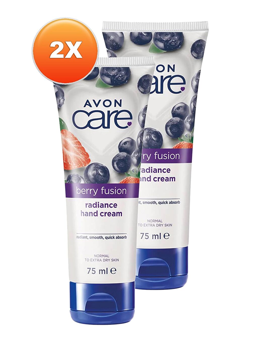 AVON Renksiz Care Berry Fusion Yabanmersinli El Kremi 75 Ml. İkili Set - 1