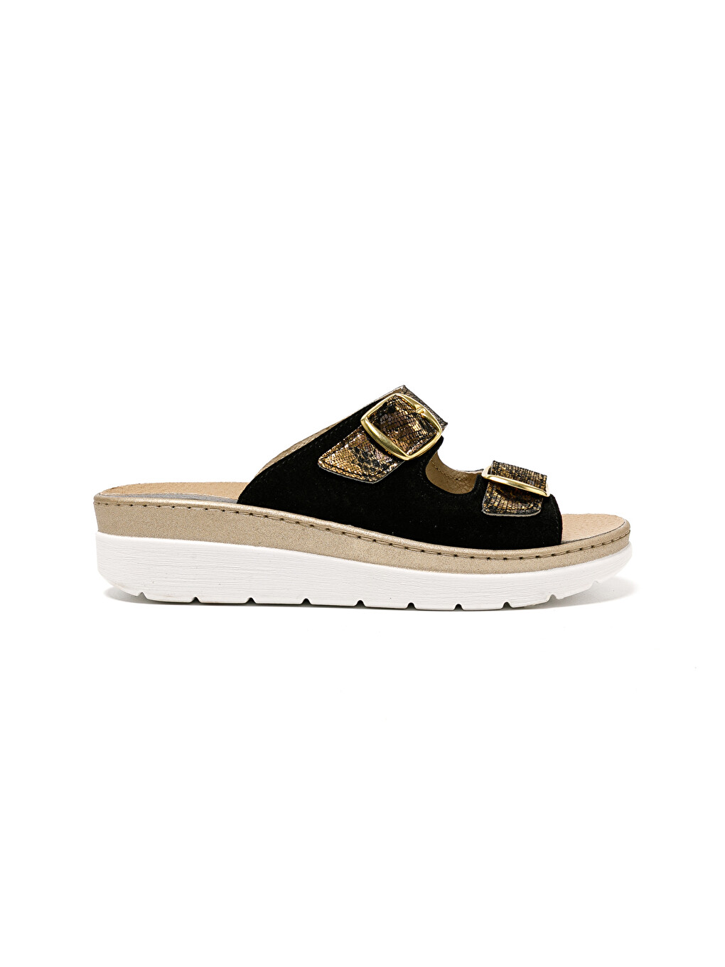Siyah Kadın Terlik 5619 STRETCH WOMEN'S FOOTWEAR Black