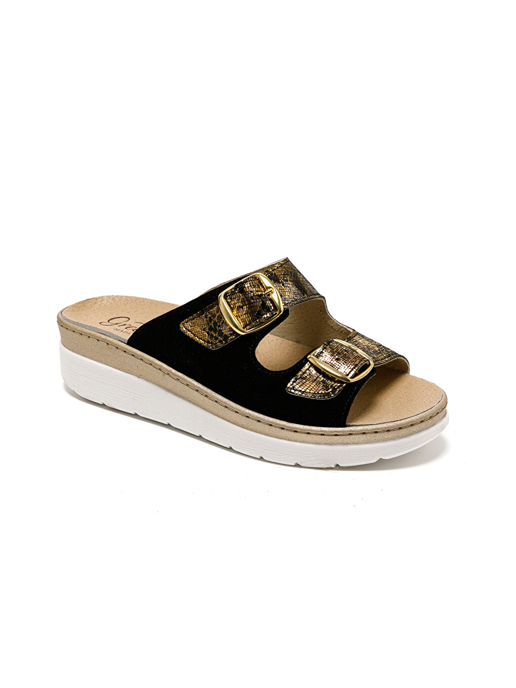 Siyah Kadın Terlik 5619 STRETCH WOMEN'S FOOTWEAR Black-1