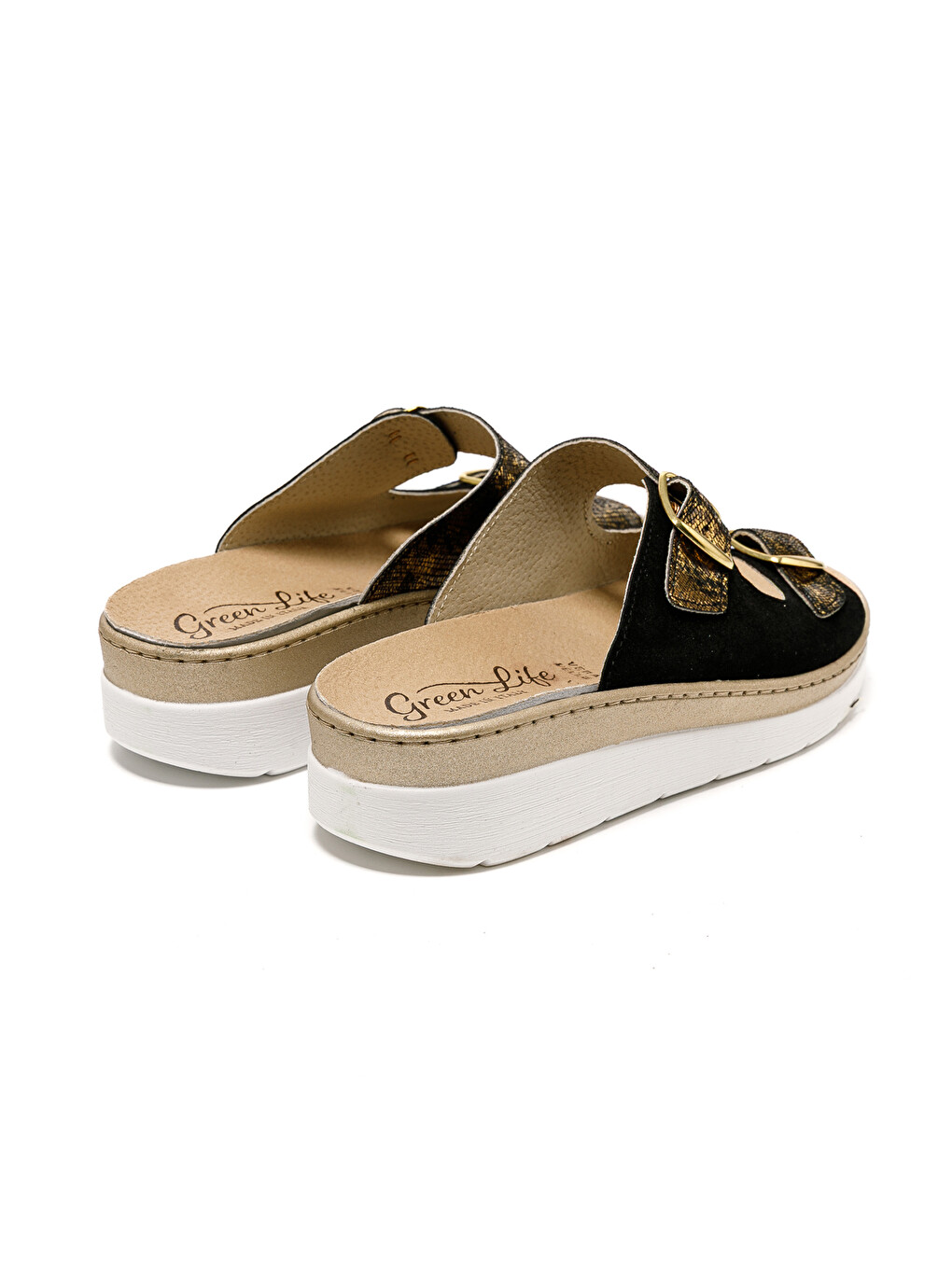 Siyah Kadın Terlik 5619 STRETCH WOMEN'S FOOTWEAR Black-4