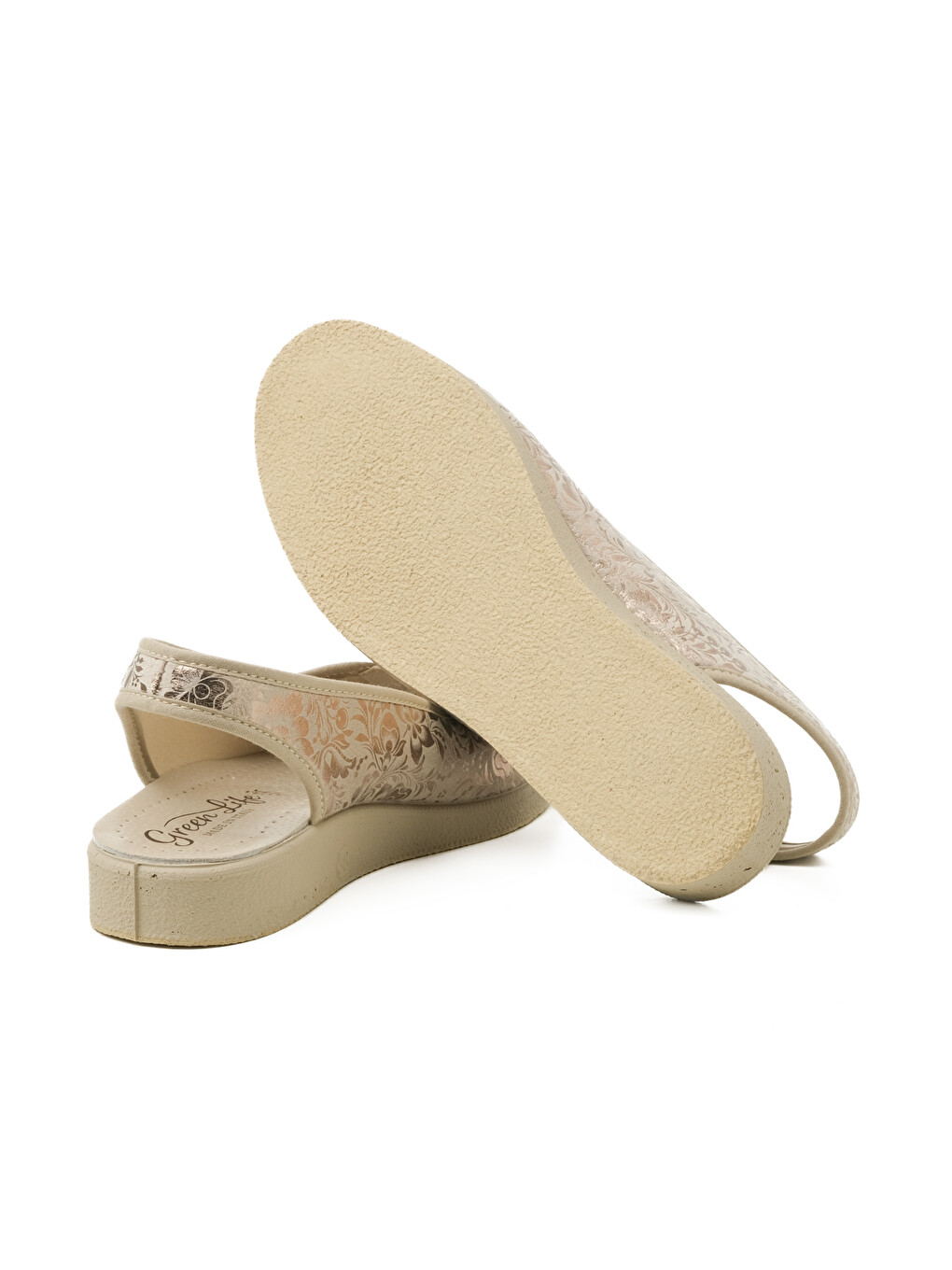Bej Kadın Sandalet 983 STRETCH WOMEN'S FOOTWEAR Beige-4