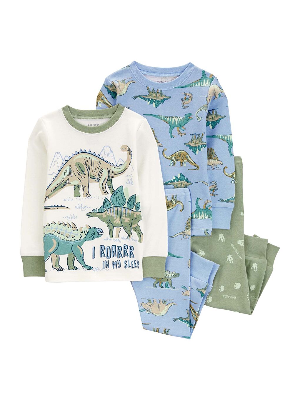 Carter's Karışık Erkek Bebek Pijama Set 4'lü Paket