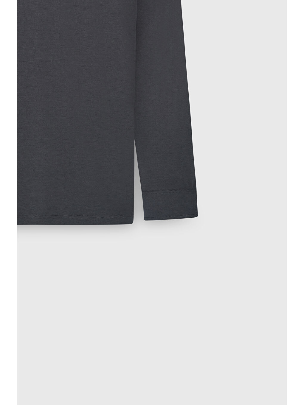 Erkek Antrasit 360 Her Yöne Esneyen Slim Fit Dar Kesim Polo Yaka Esnek Tişört-7