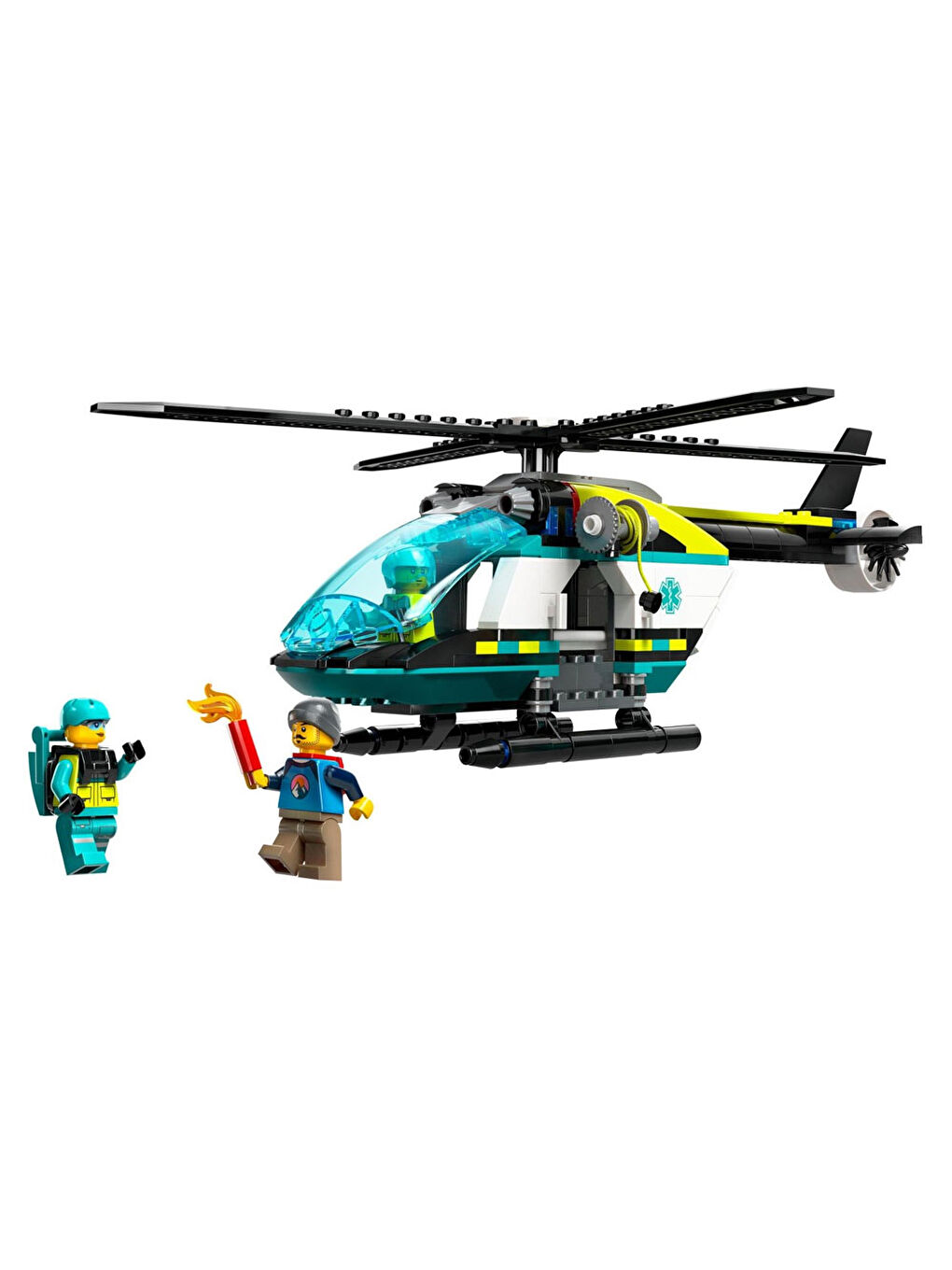 Lego Renksiz City Acil Kurtarma Helikopteri 60405 - 1