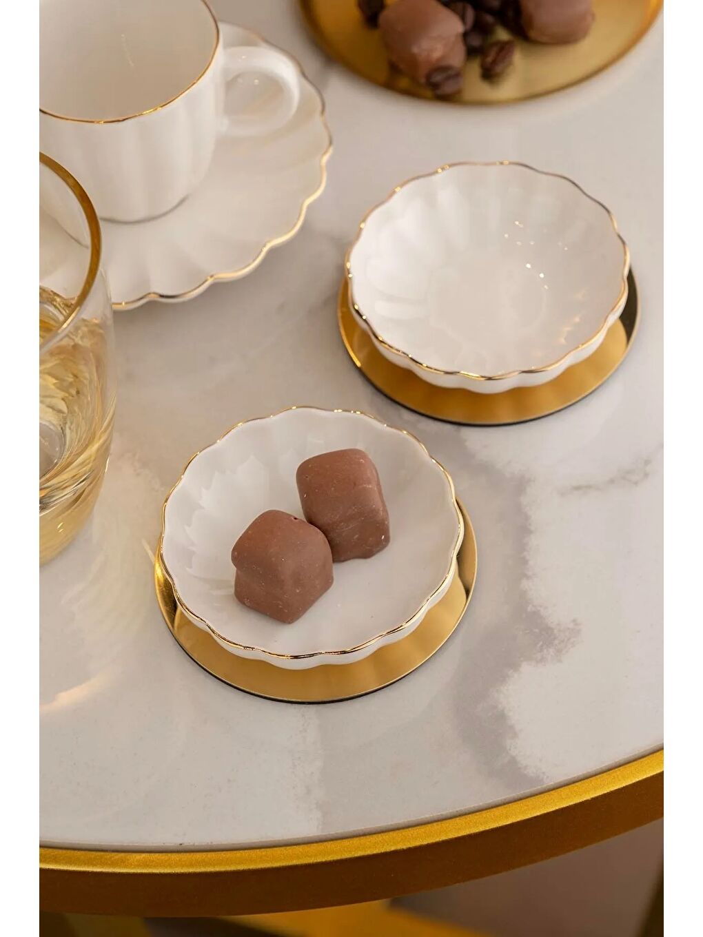 Beyaz Bone Luz Kase Altın File 2 Parça 8cm BNLZF08KSS220-1