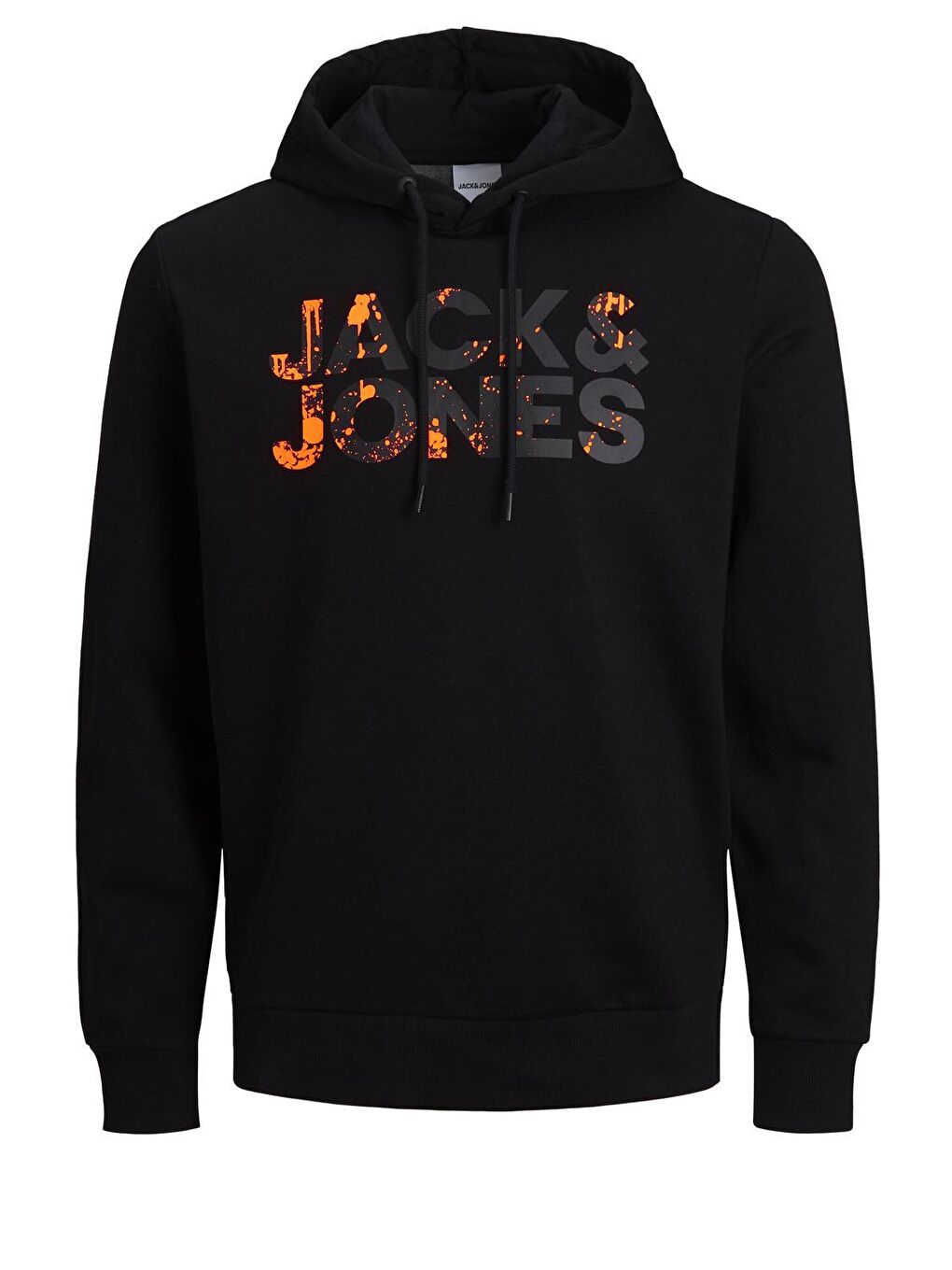 Jack & Jones Siyah Jjsplash Pamuklu Regular Fit Erkek Sweat 12177936