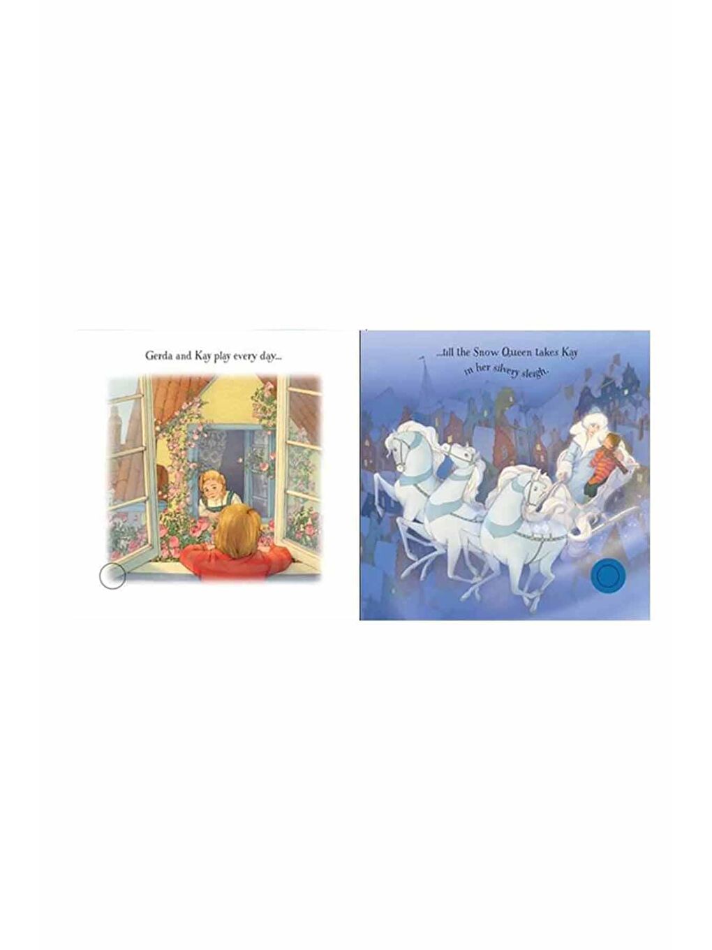 The Usborne Beyaz-Renklibaskı The Snow Queen - Listen and Learn Stories - 2