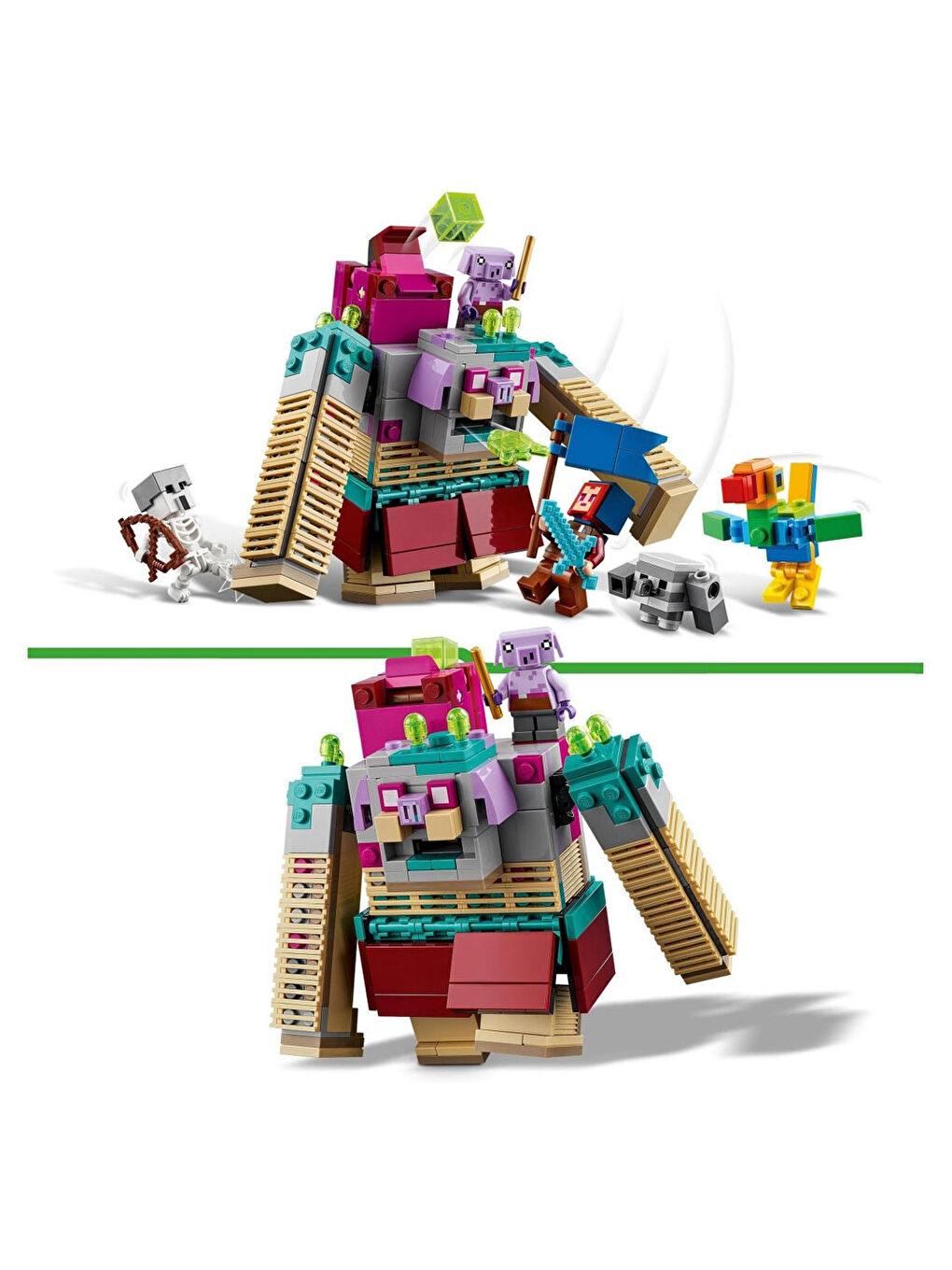 Lego Renksiz Minecraft Yiyici Karşılaşması 21257 - 4