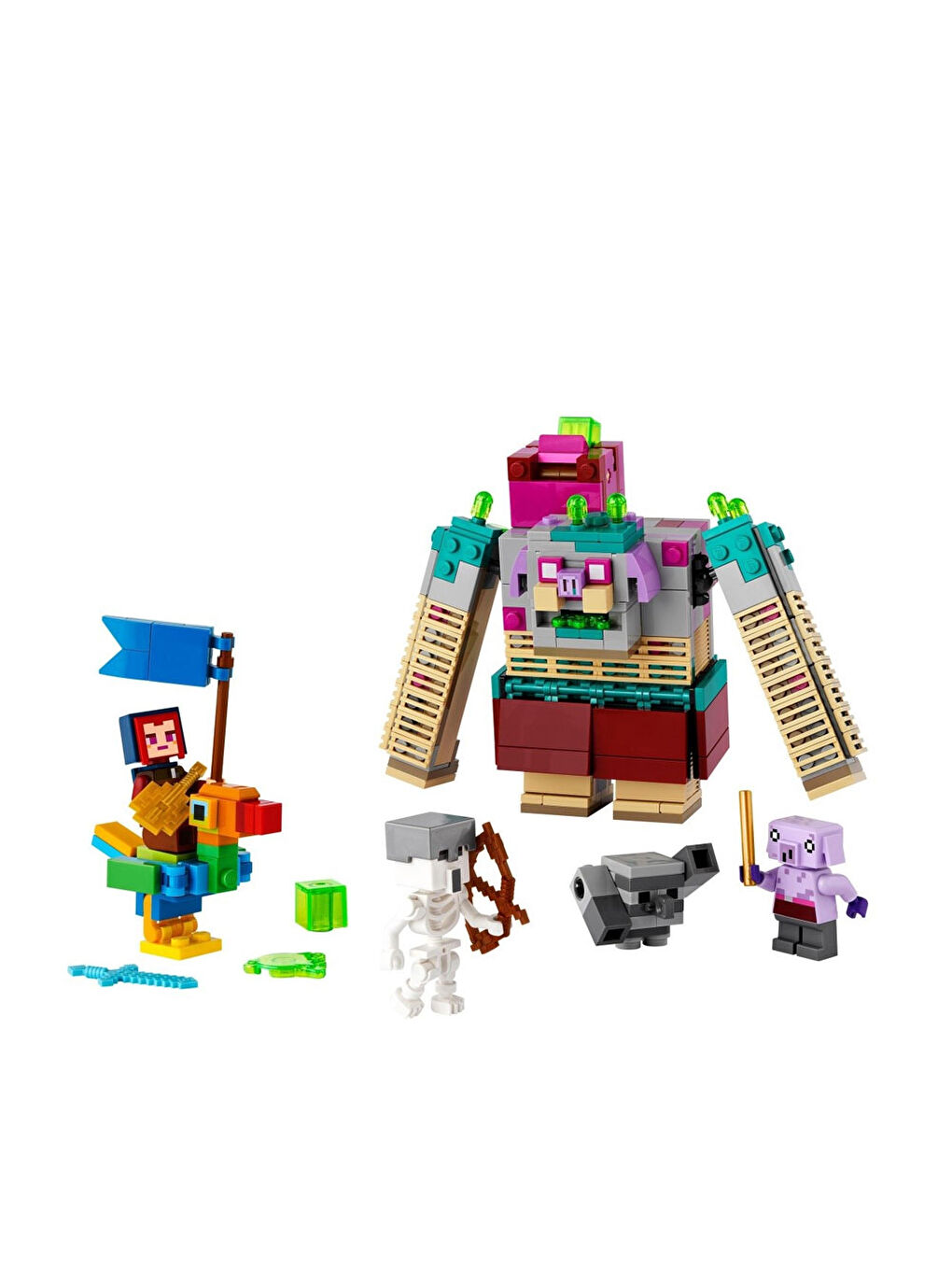 Lego Renksiz Minecraft Yiyici Karşılaşması 21257 - 5