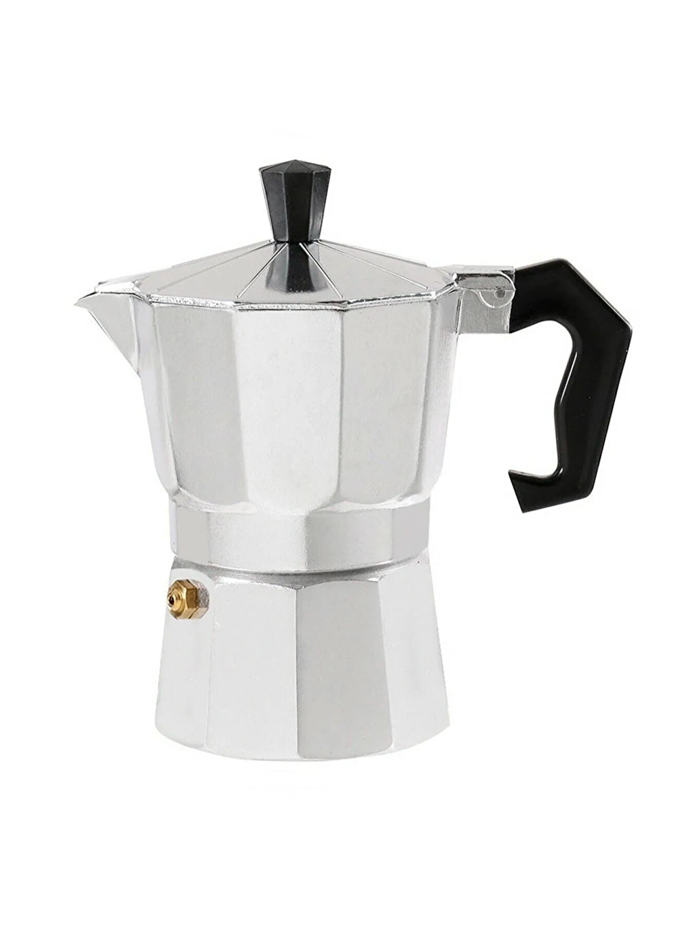 Kitchen Design Lab Metalik Moka Pot Express- Espresso Kahve Demleme Makinesi 3 Kişilik - Espresso Kahve Demleme 3 Cup - 2