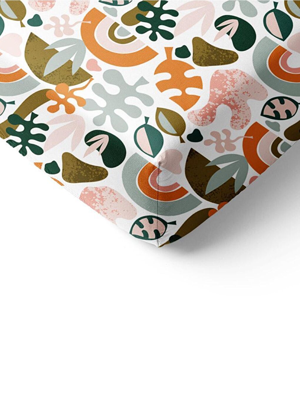 Karışık Desen Baskılı Çift Kişilik 180x200 Cm Çarşaf Takımı-1