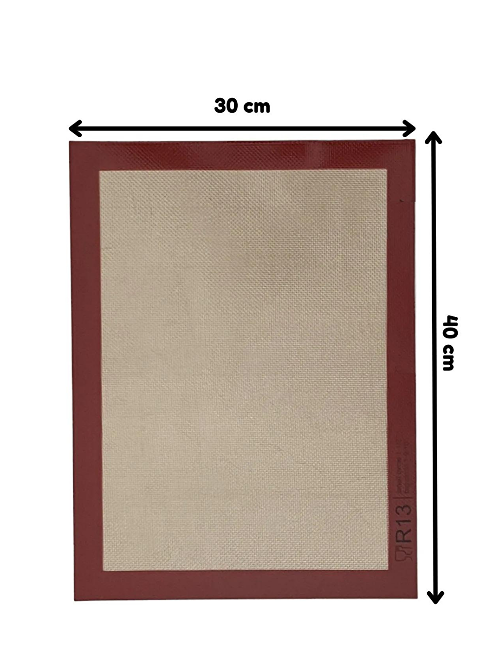 Kitchen Design Lab Siyah 1. Sınıf Isıya Dayanıklı Hamur Pişirme Altlığı Ve Ölçülü Hamur Açma Matı 45 Cm X 65 Cm Siyah - 2