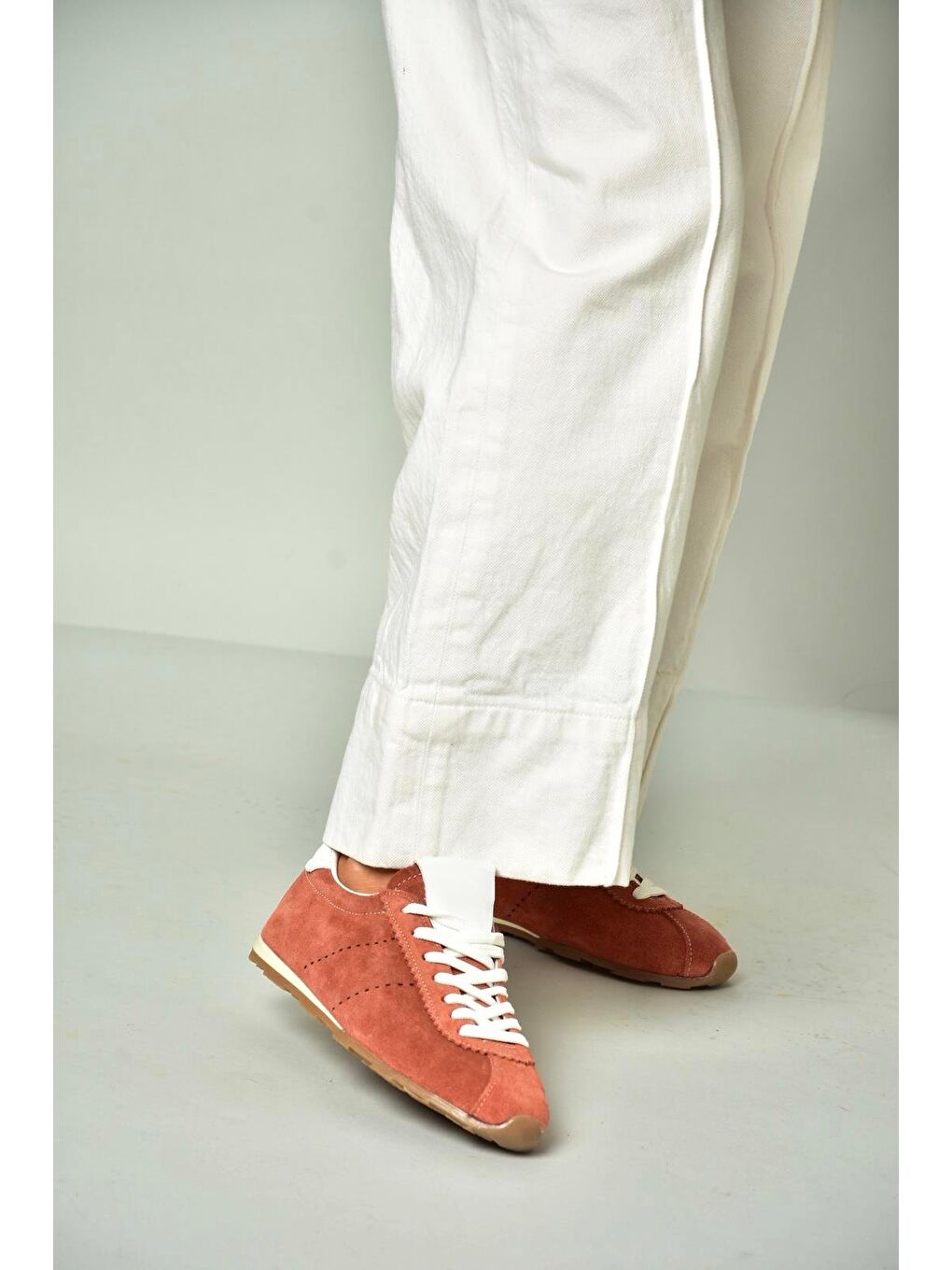 Kahverengi U3123116 Kiremit Kadın Sneakers-1