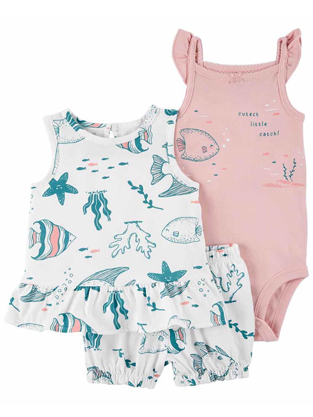 Karışık Kız Bebek Elbiseli Set 3'lü Paket