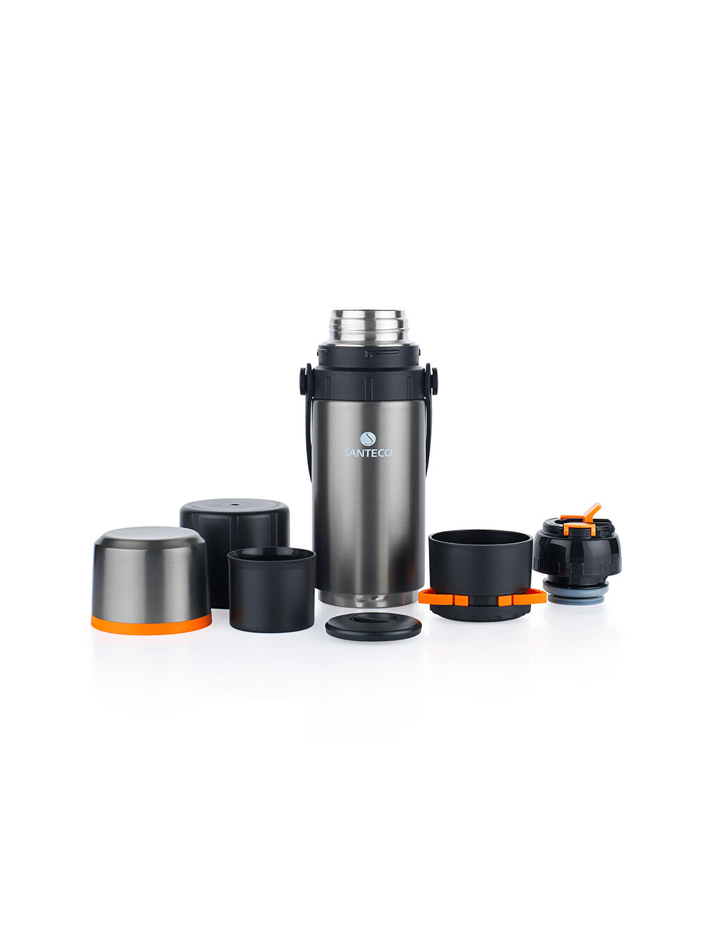 Santeco Kahve Termosu 650 Ml-Gri-1