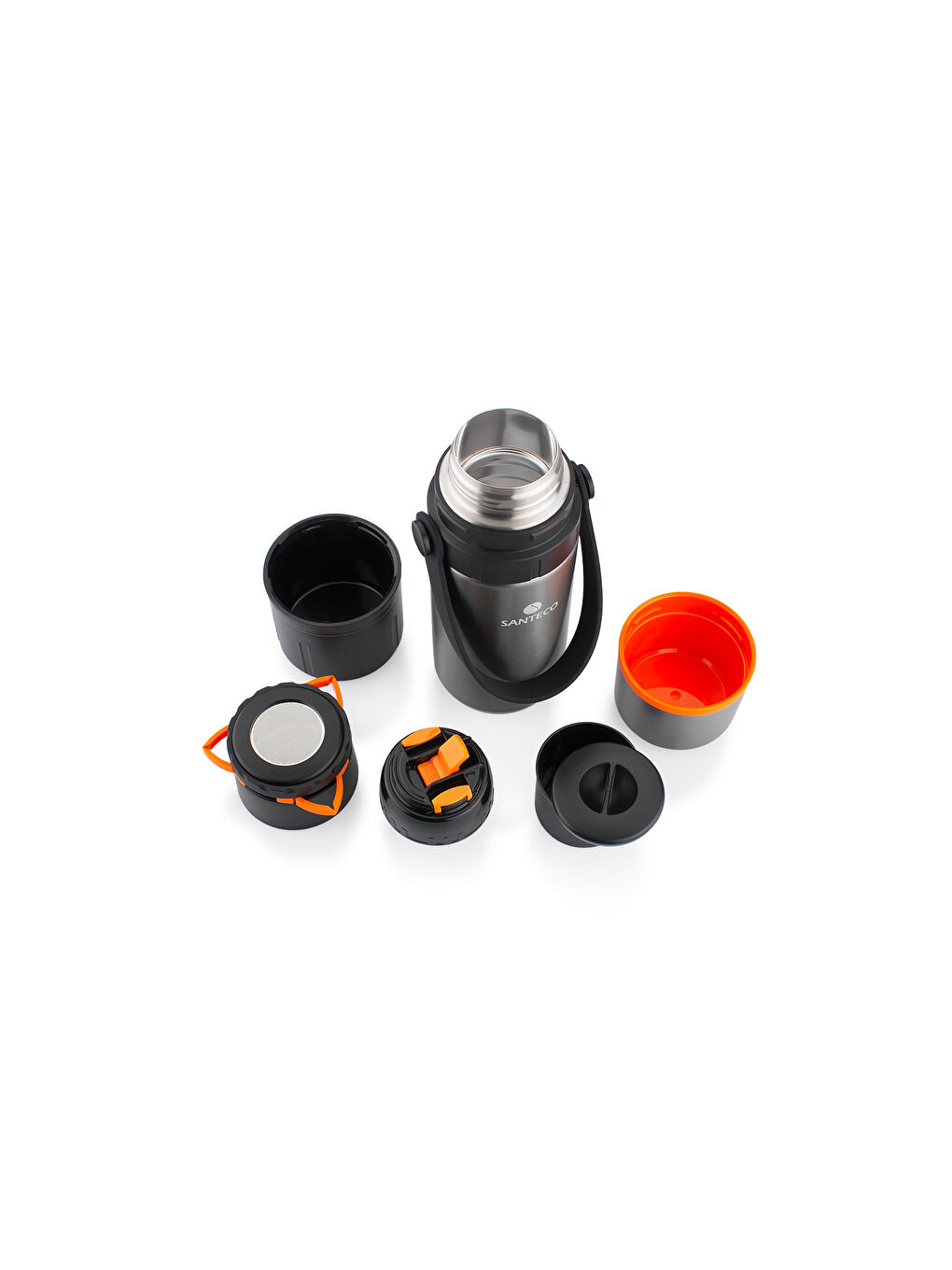 Santeco Kahve Termosu 650 Ml-Gri-2