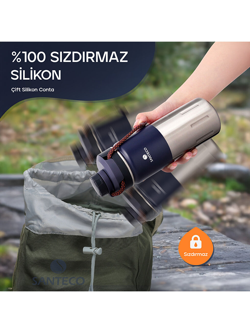 Ktwo Sporcu Termosu 500 Ml-Lacivert-4