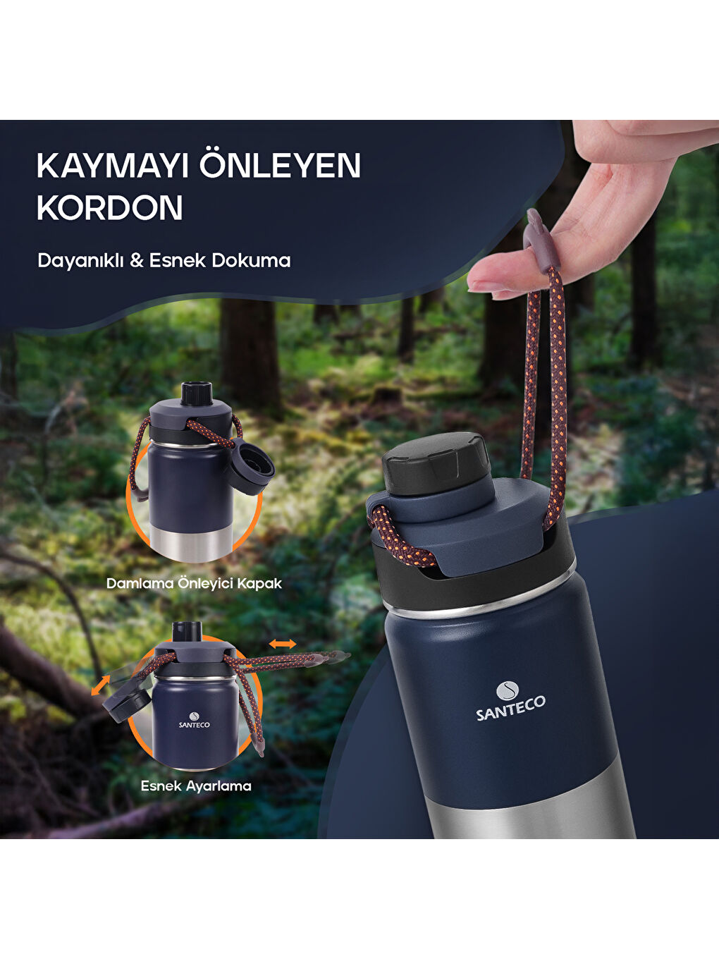 Ktwo Sporcu Termosu 500 Ml-Lacivert-9