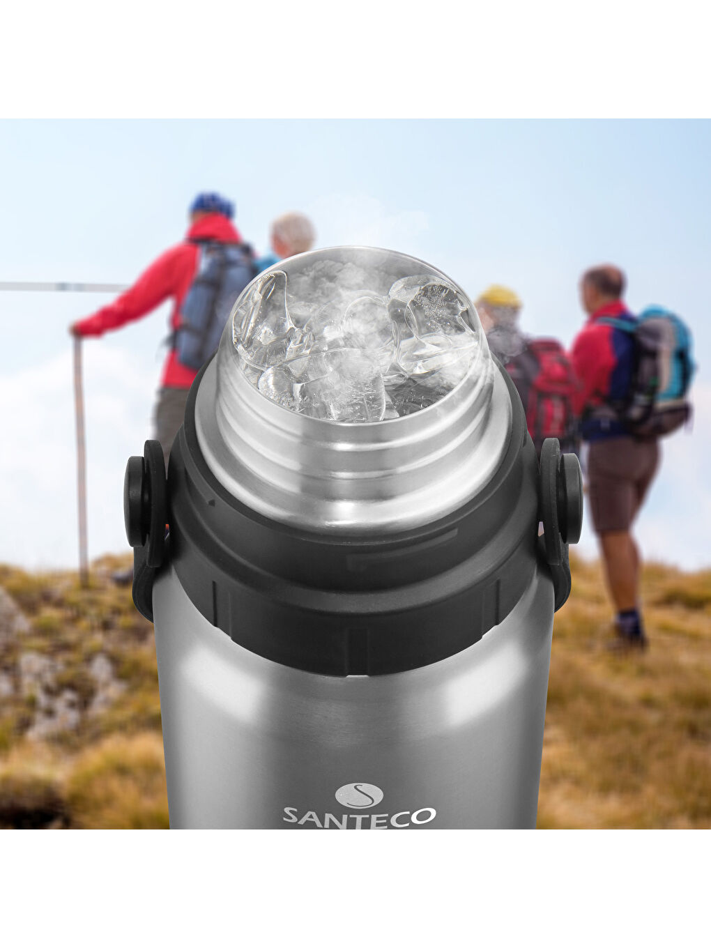 Gri Geilo Çok Amaçlı Çelik Termos- 1.2 L-8