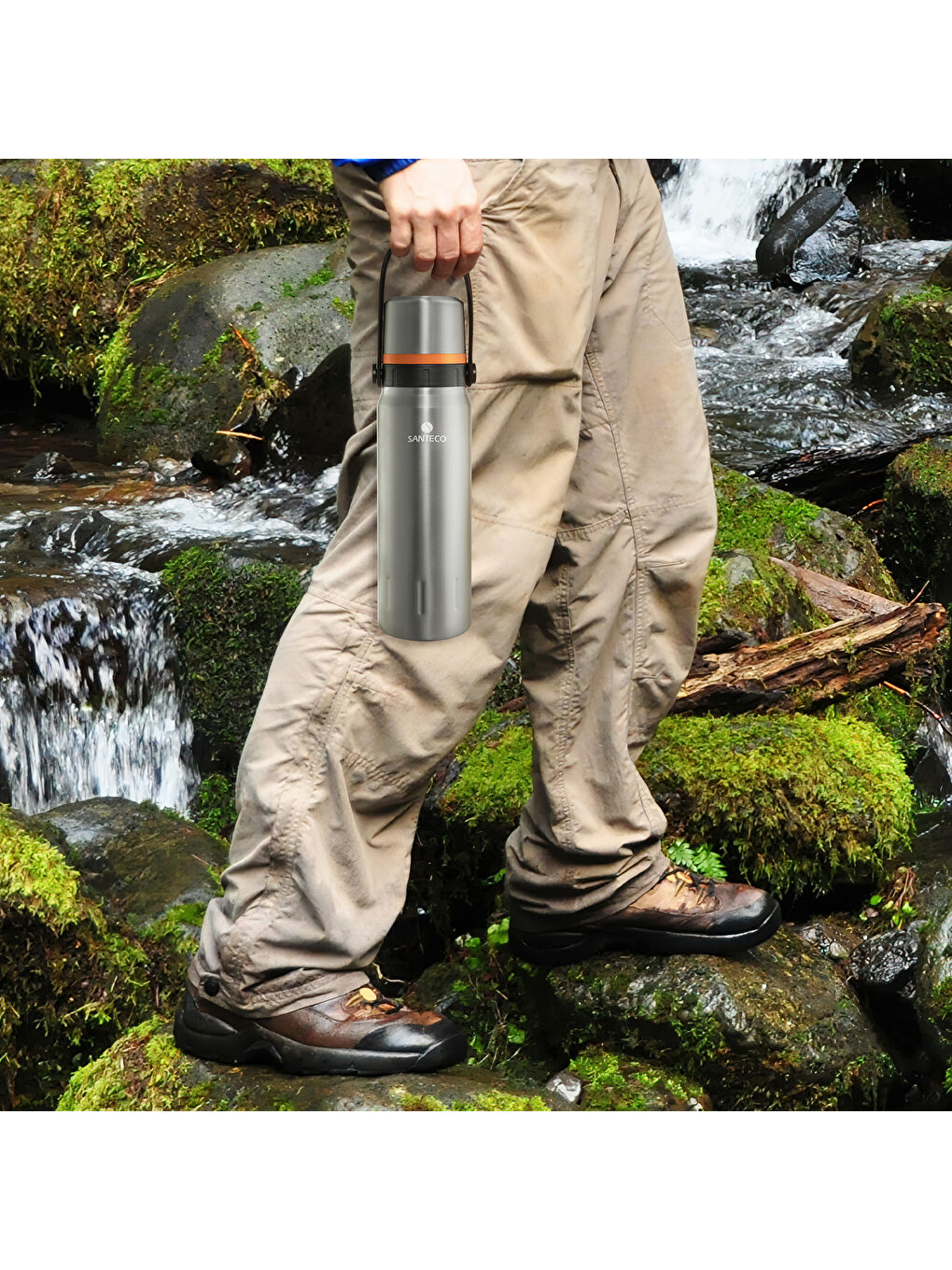 Gri Geilo Çok Amaçlı Çelik Termos- 1.2 L-9