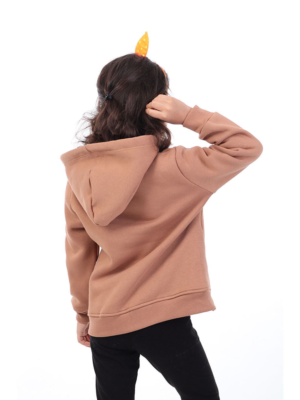 Toontoykids Kahverengi Kız Çocuk Baskılı Sweatshirt - 1