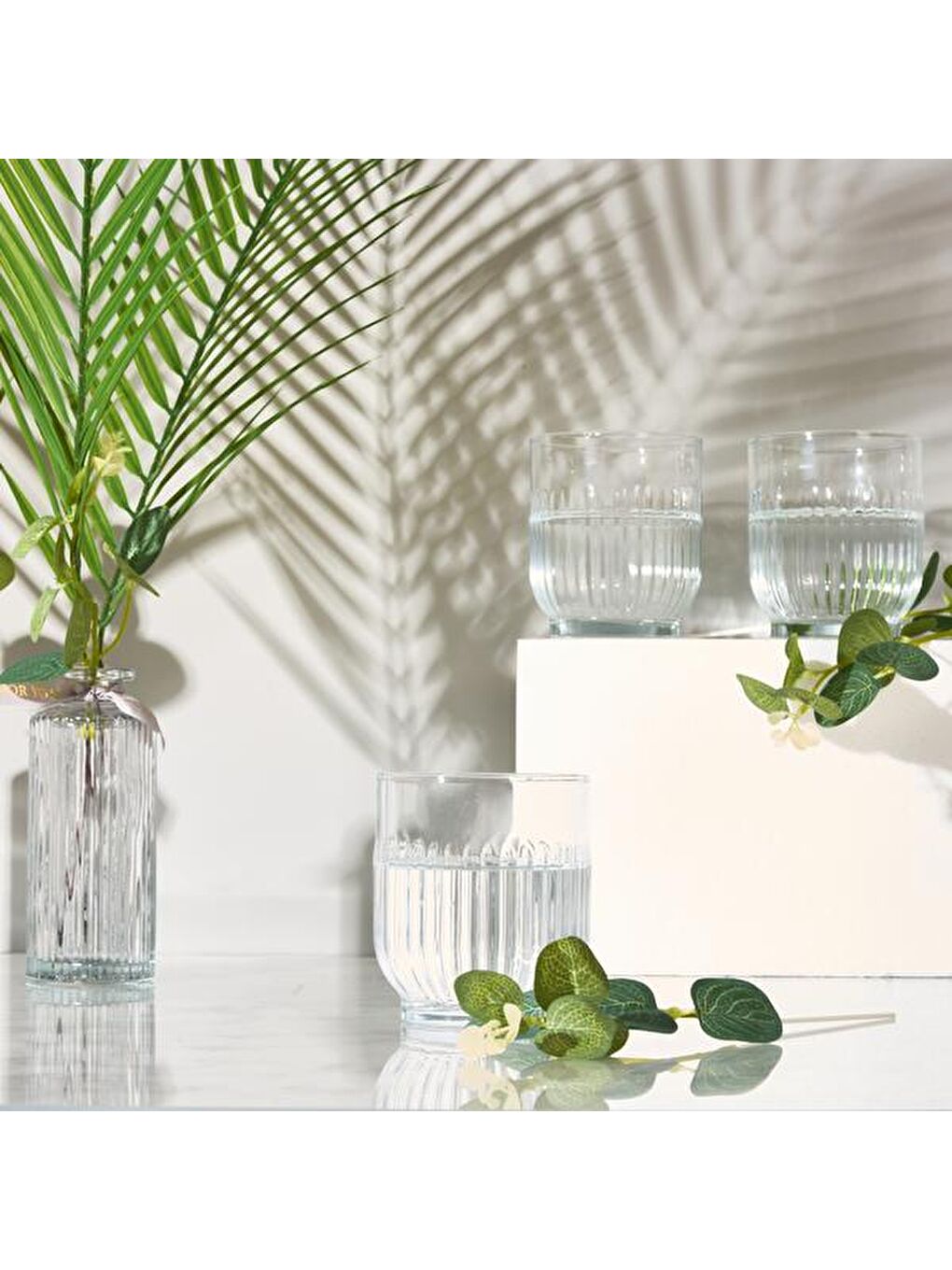 Renksiz Tokyo 3'lü Kısa Meşrubat Bardağı - Şeffaf - 330 ml-5