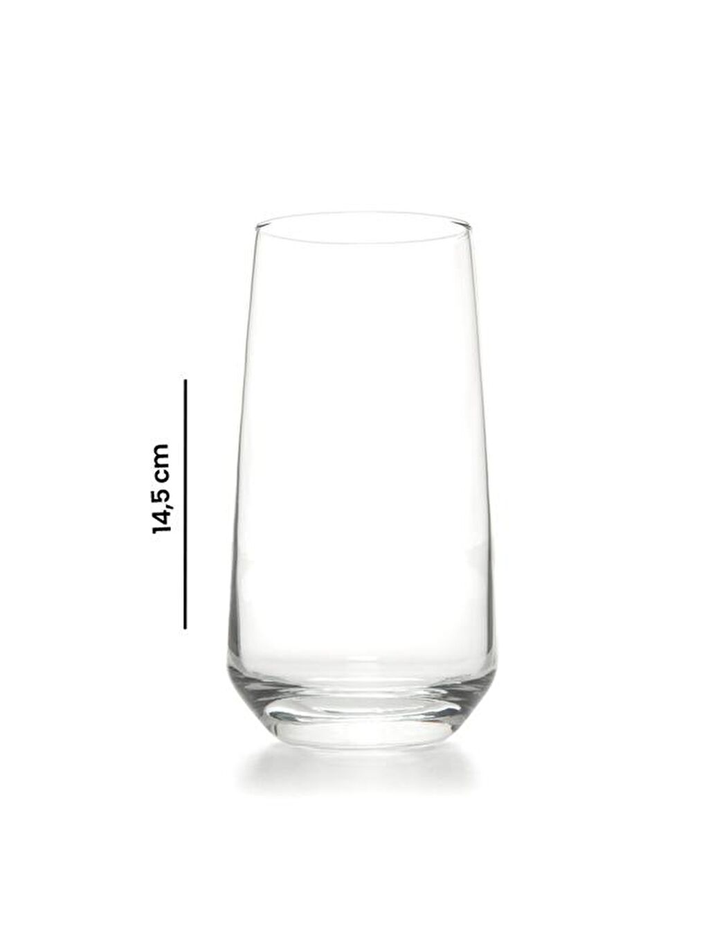 LAV Renksiz Lal 3'lü Bardak - 480 ml - 5