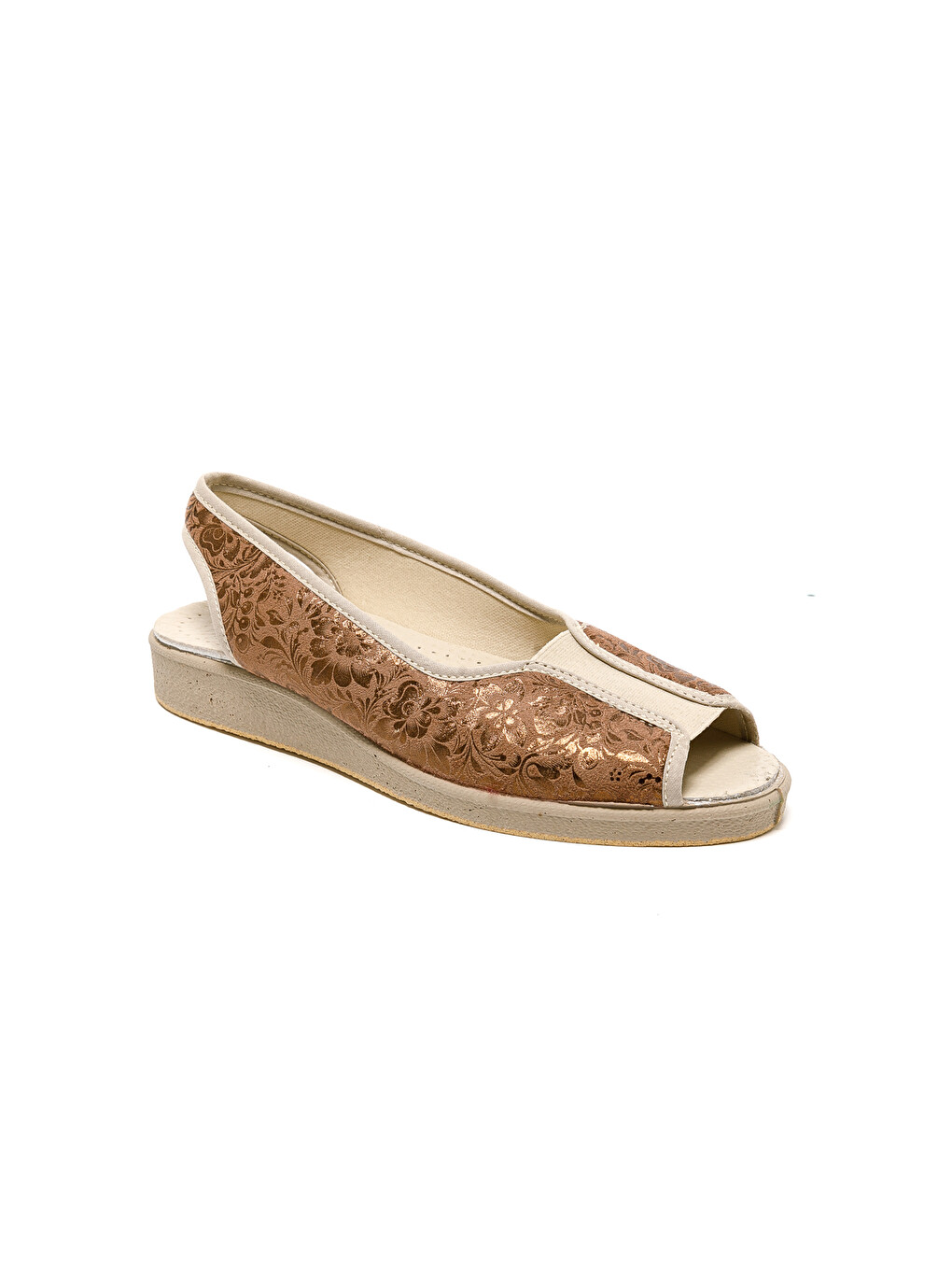 Kahverengi Kadın Sandalet 983 STRETCH WOMEN'S FOOTWEAR Brown-1