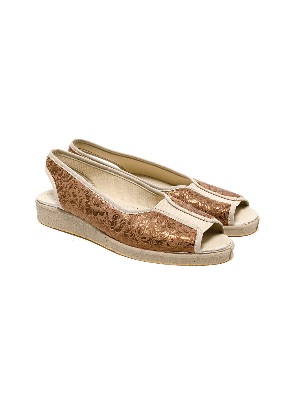 Kahverengi Kadın Sandalet 983 STRETCH WOMEN'S FOOTWEAR Brown-2