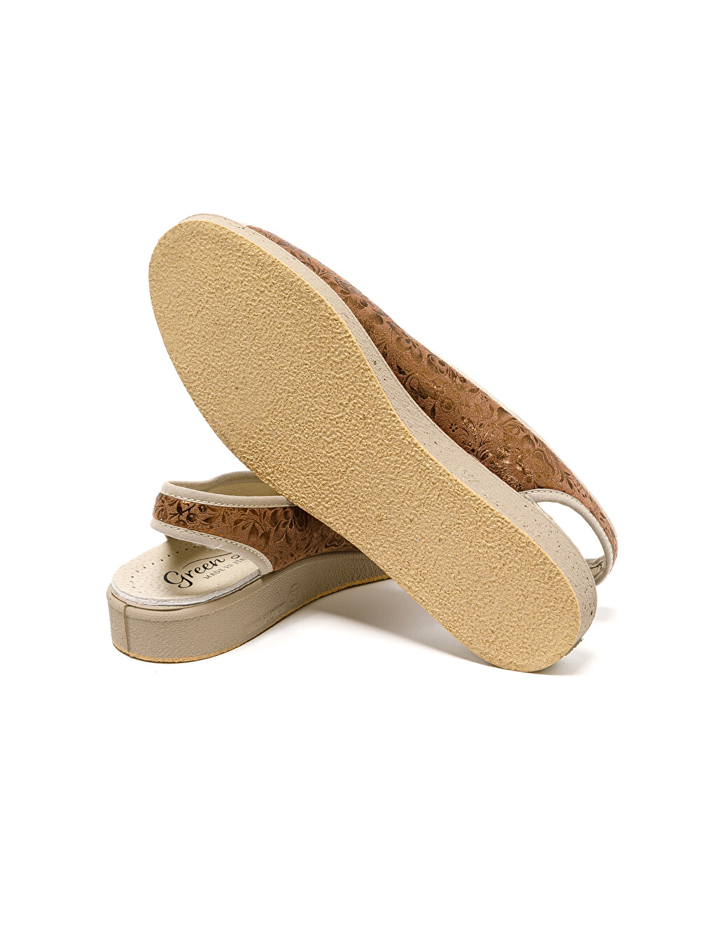 Kahverengi Kadın Sandalet 983 STRETCH WOMEN'S FOOTWEAR Brown-5