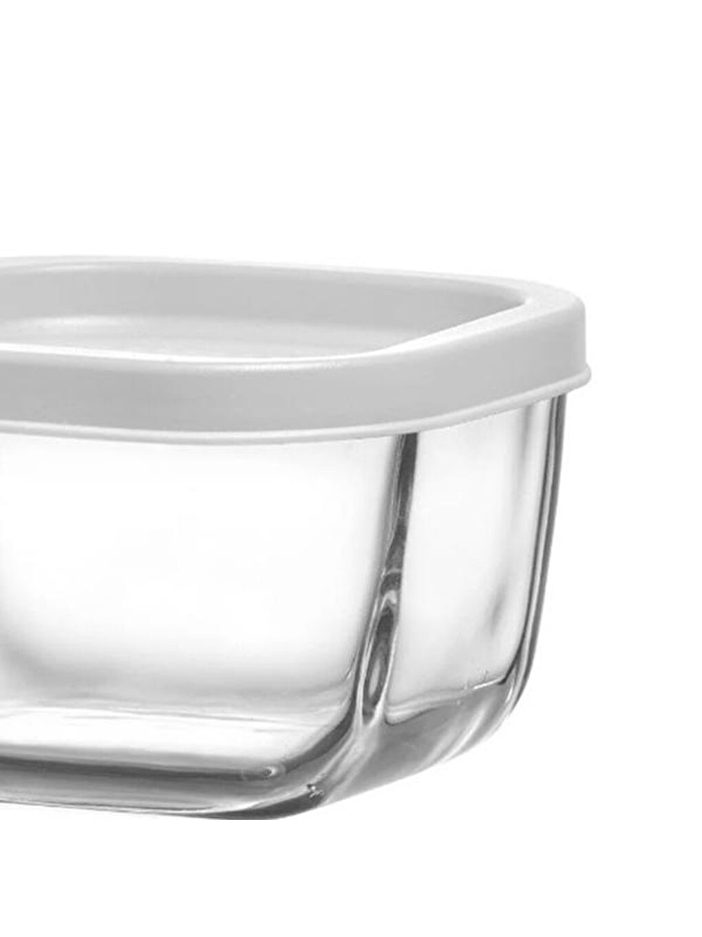LAV Renksiz Cub Kapaklı Saklama Kabı - 270 ml - 1