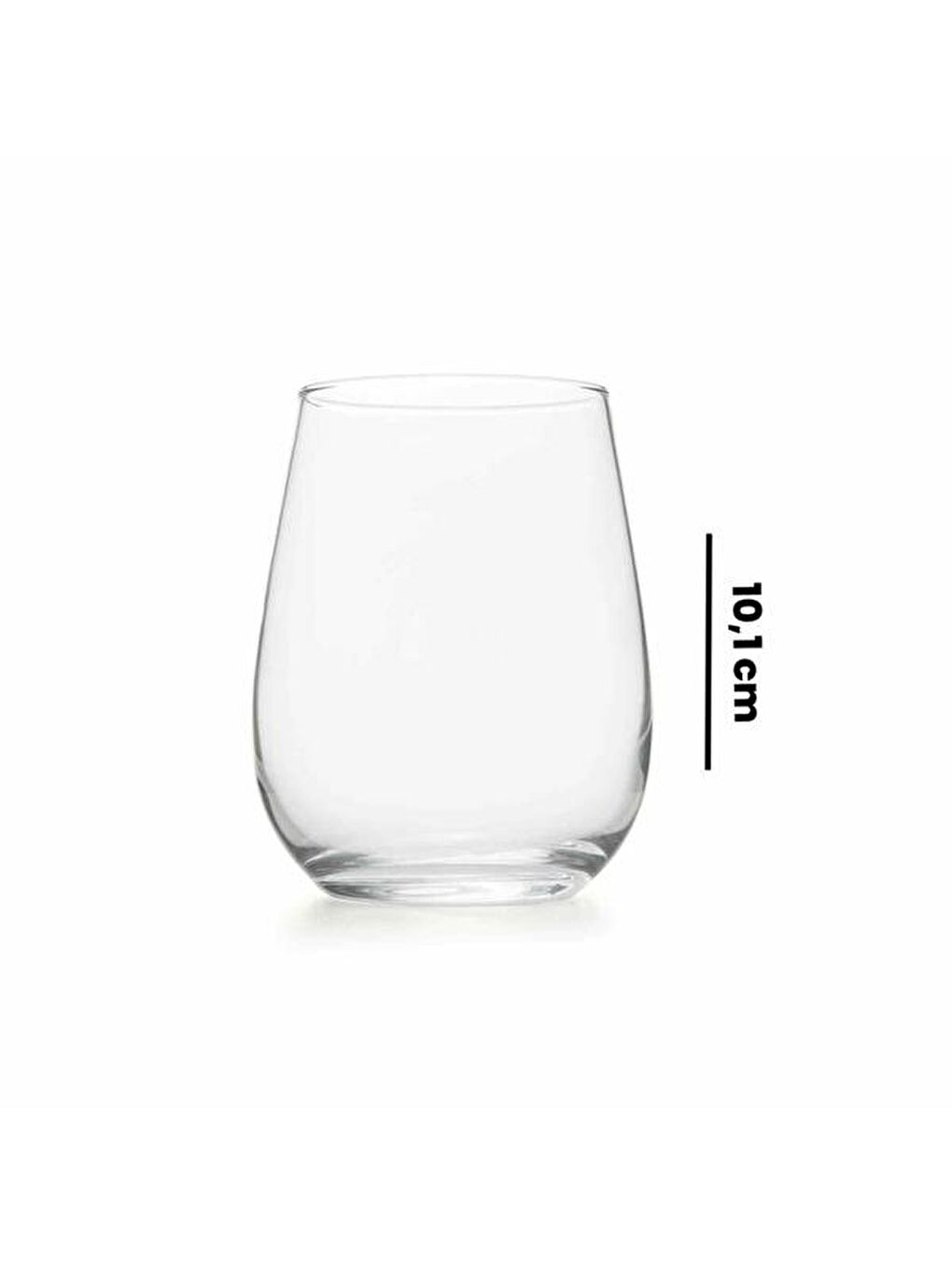 LAV Renksiz Gaia 3'lü Bardak - 360 ml - 5