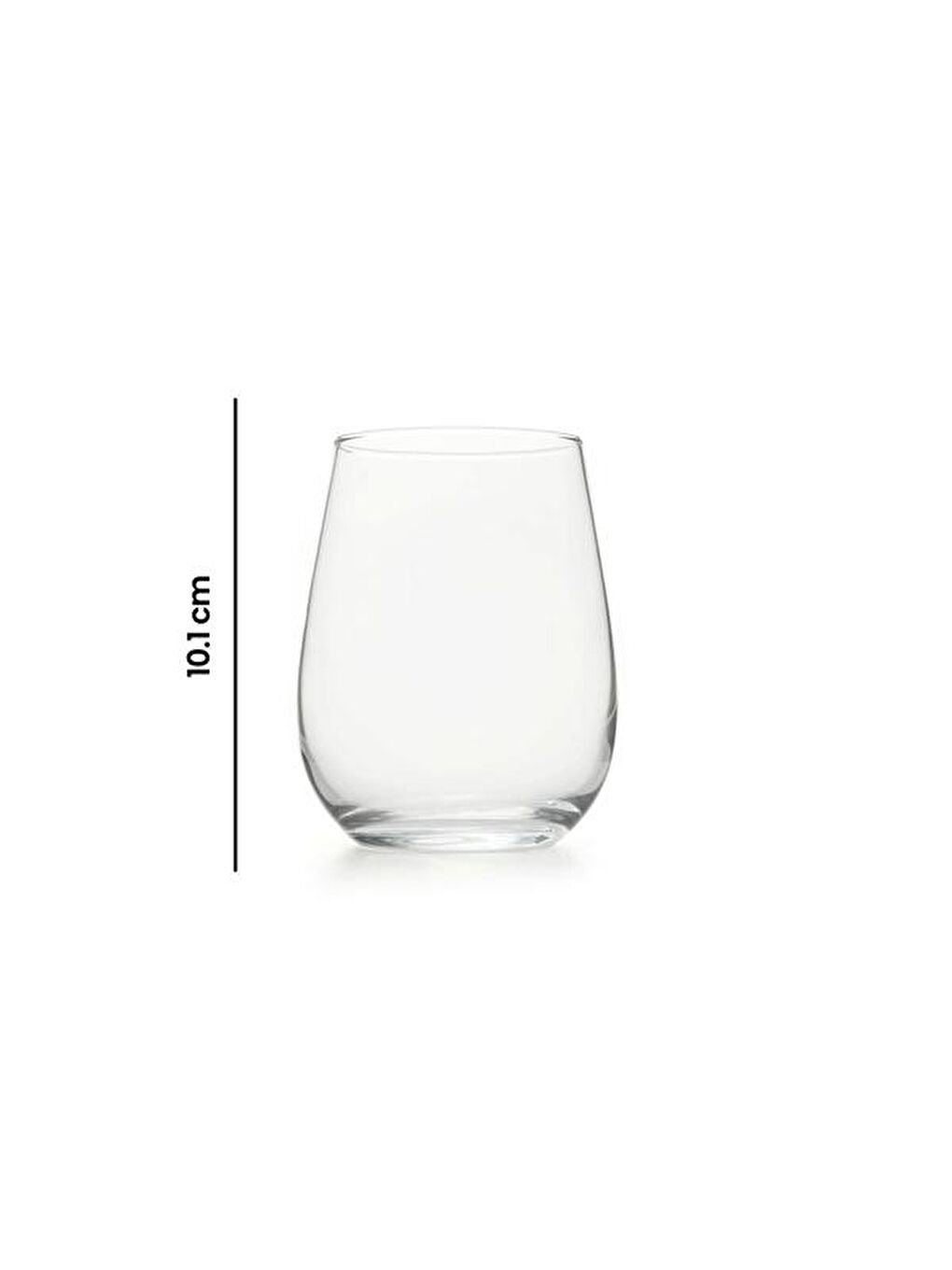 LAV Renksiz Gaia 3'lü Bardak - 360 ml - 6